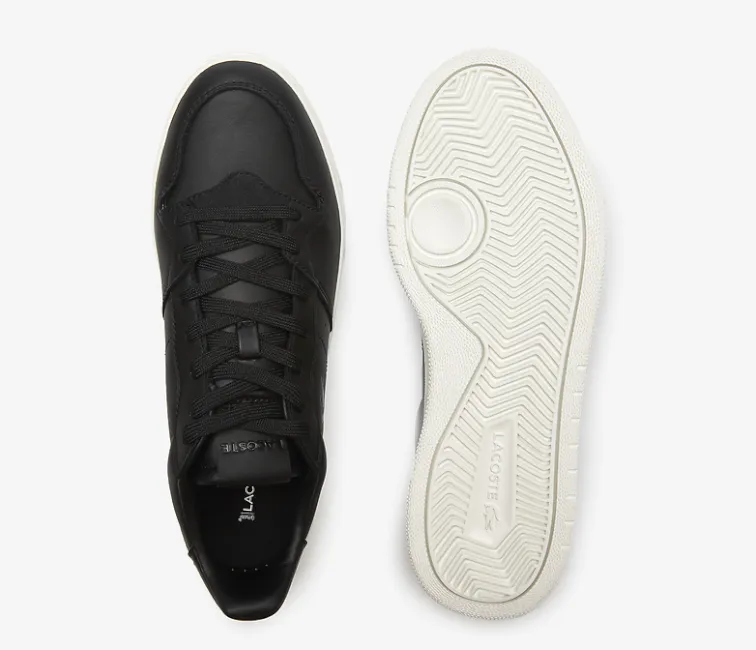 Men's Lacoste Court-Lisse 222 1 (Black/Off White) Advanced Traction Pattern