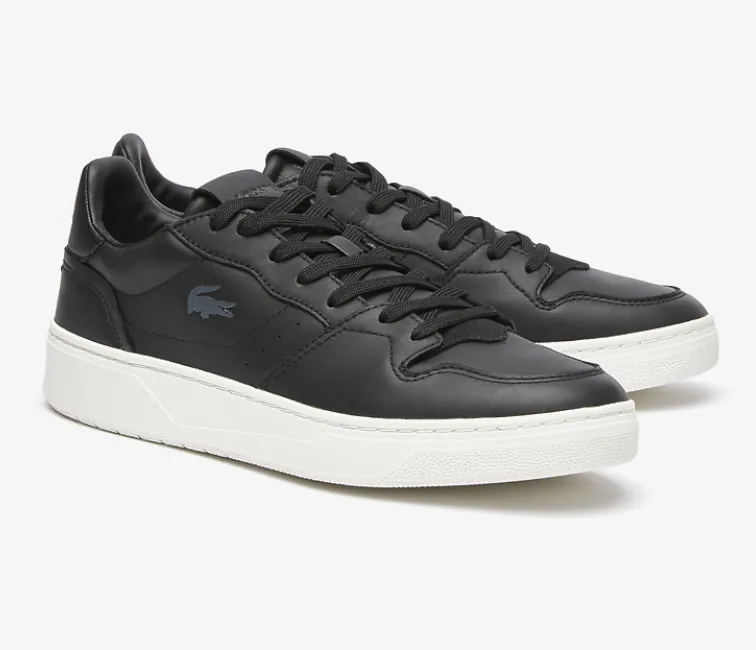 Odor Resistant Fabric Men's Lacoste Court-Lisse 222 1 (Black/Off White)