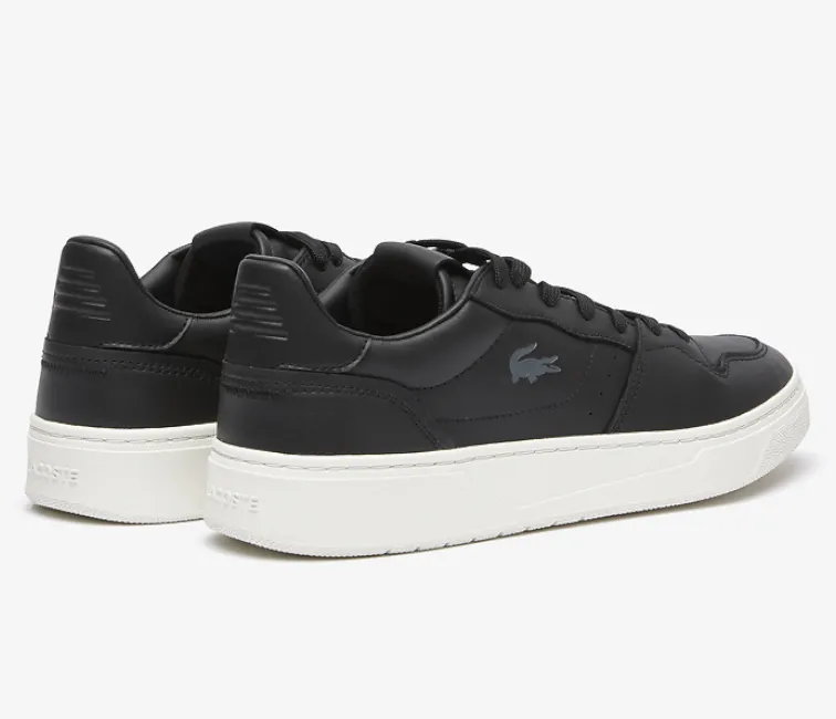 Men's Lacoste Court-Lisse 222 1 (Black/Off White) Lightweight Outsole Slip Choice