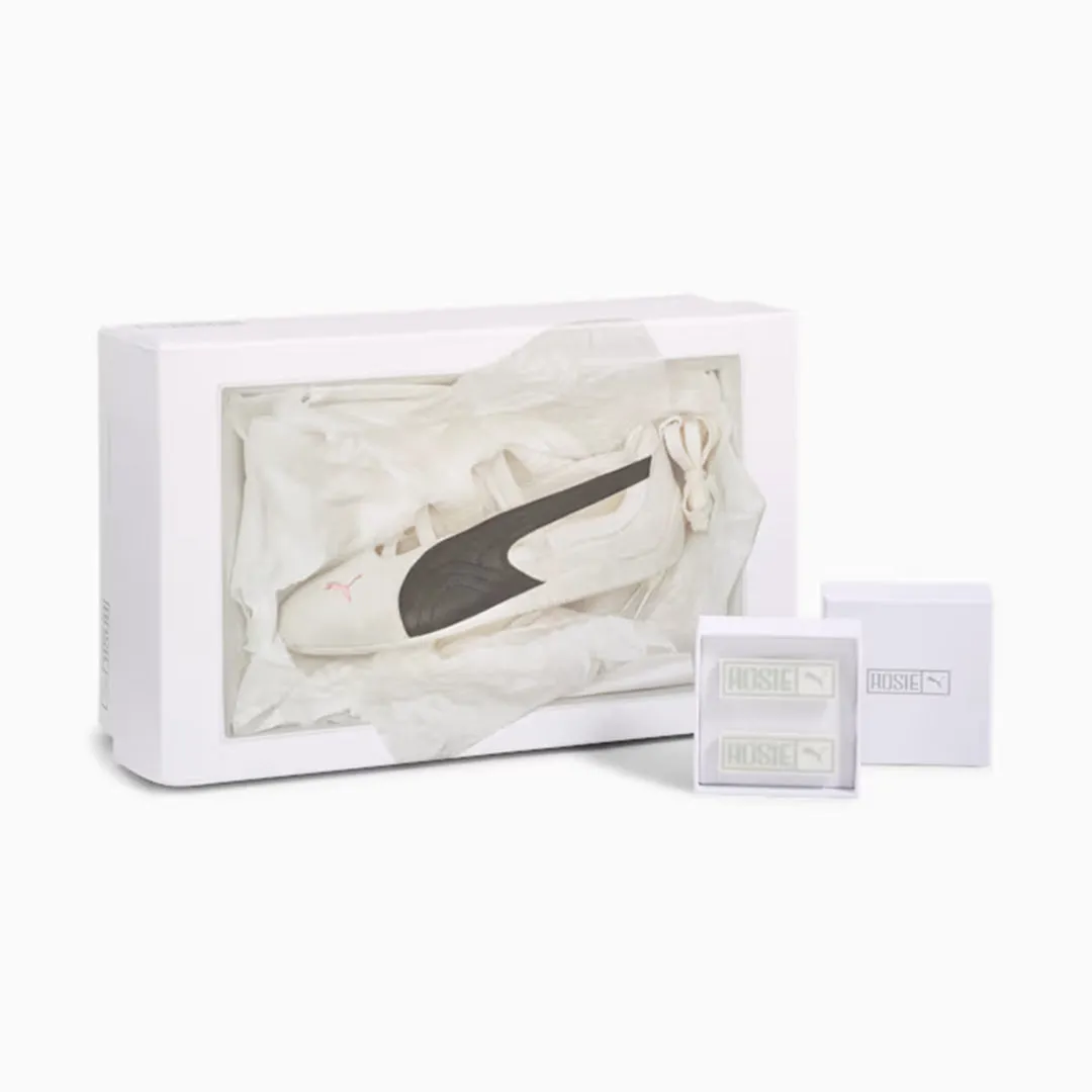 Parade Walk Elastic Lacing PUMA | x ROS?? SPEEDCAT BALLET { WARM WHITE-BLACK-FROSTY PINK