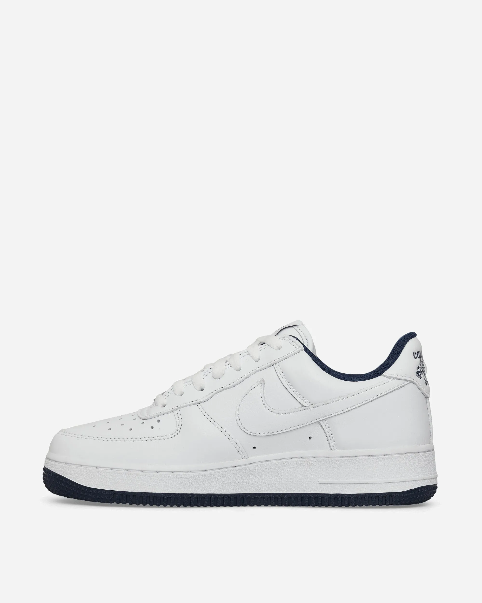 Weekend Vibes Distinctive materials Us Force 1 Sneakers White / Midnight Navy