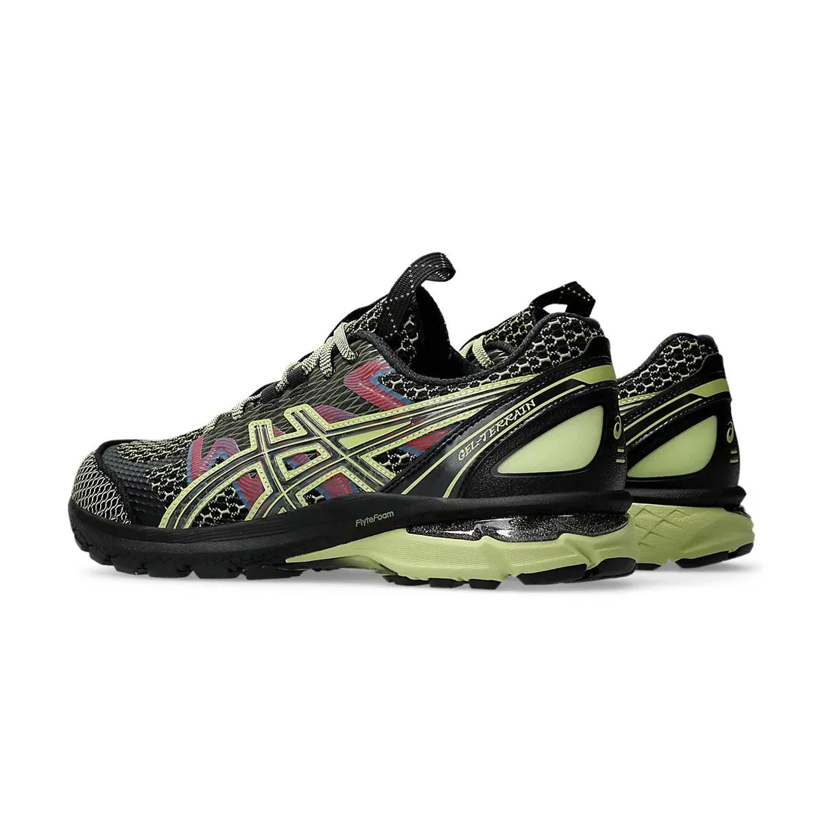 US4-S GEL-Terrain 'Black Neon Lime' Elastic