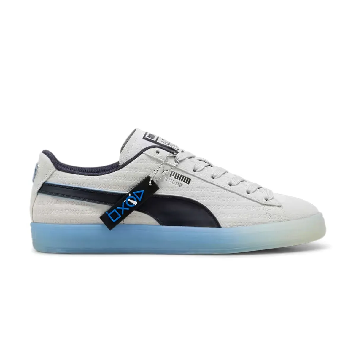   Playstation Suede 'Glacial Gray New Navy' Enhanced design