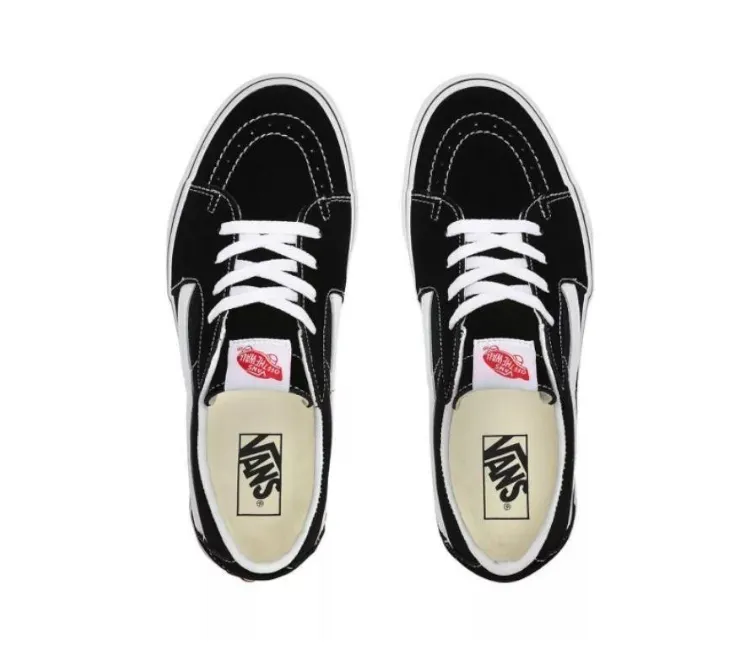 Vans Sk8-Low Unisex (Black/White) Thermal Bonded Seams