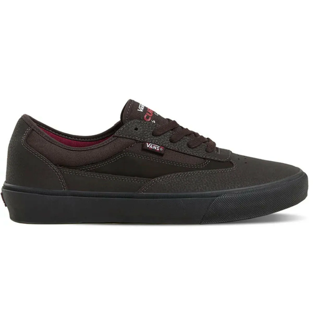 Vans - Skate Curren Caples Shoes Dark Brown Street Ready Action Pro Level Ride