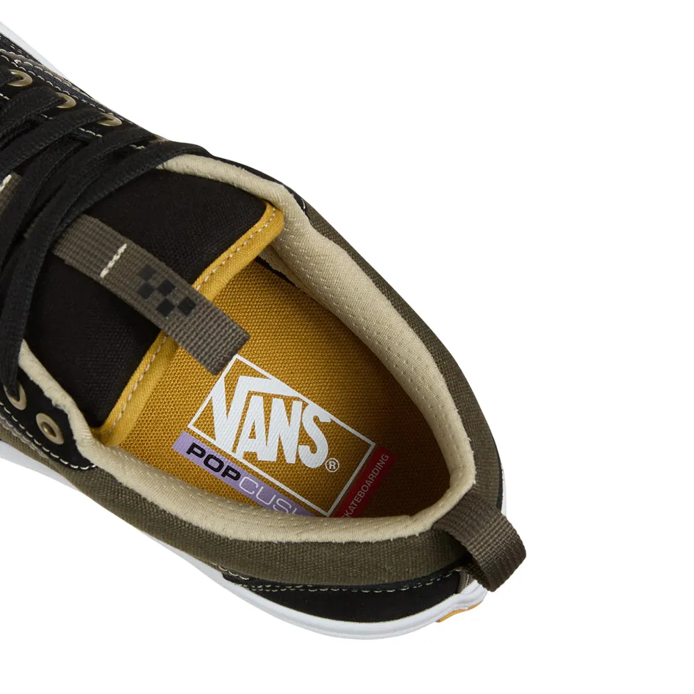 Custom Fit Vans - Skate Old Skool 36  (Black/Dan Green)