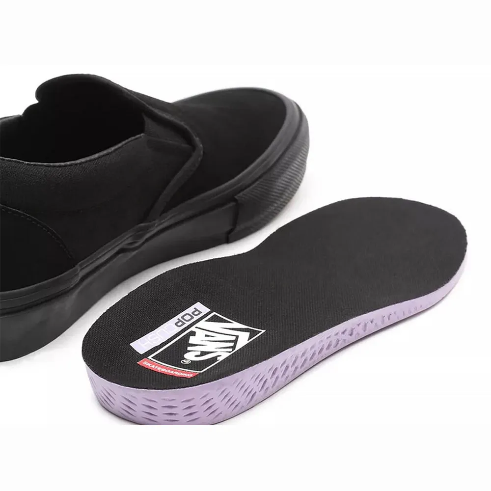 Free Ride Vans - Skate Slip On (Black/Black)