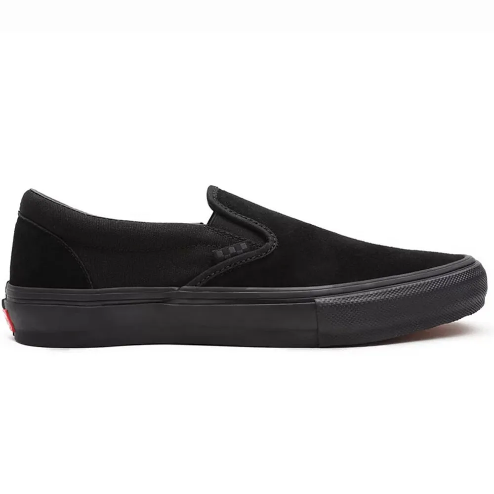 Grip Support Pro Style Vans - Skate Slip On (Black/Black)