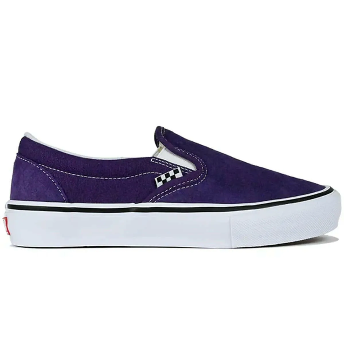Durable Mesh Freestyle Comfort Vans - Skate Slip On Shoes Purple/Black