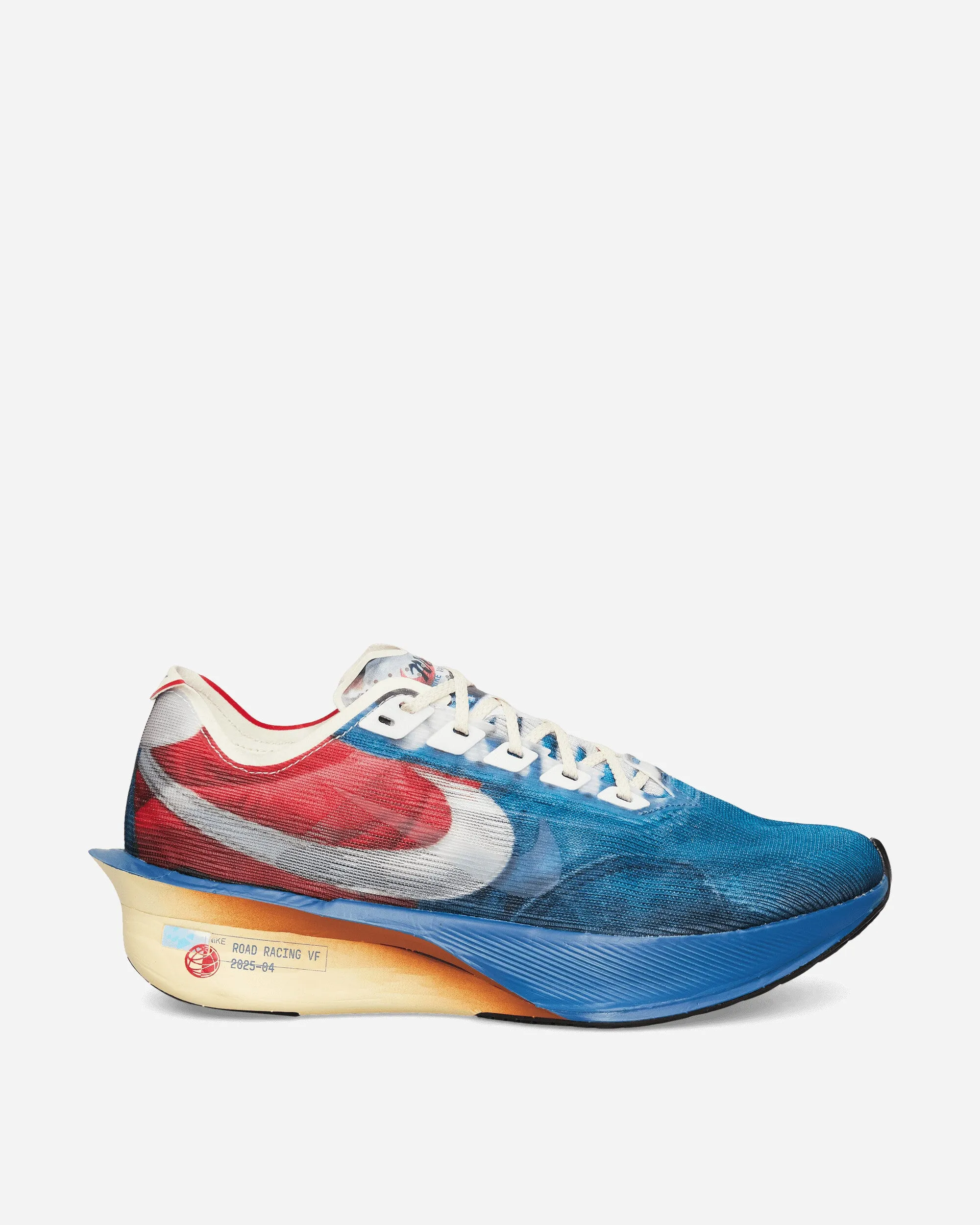 Vaporfly 4 Sneakers Mountain Blue / Fire Red / Clear Trend-setting silhouette Toe Guard Protection