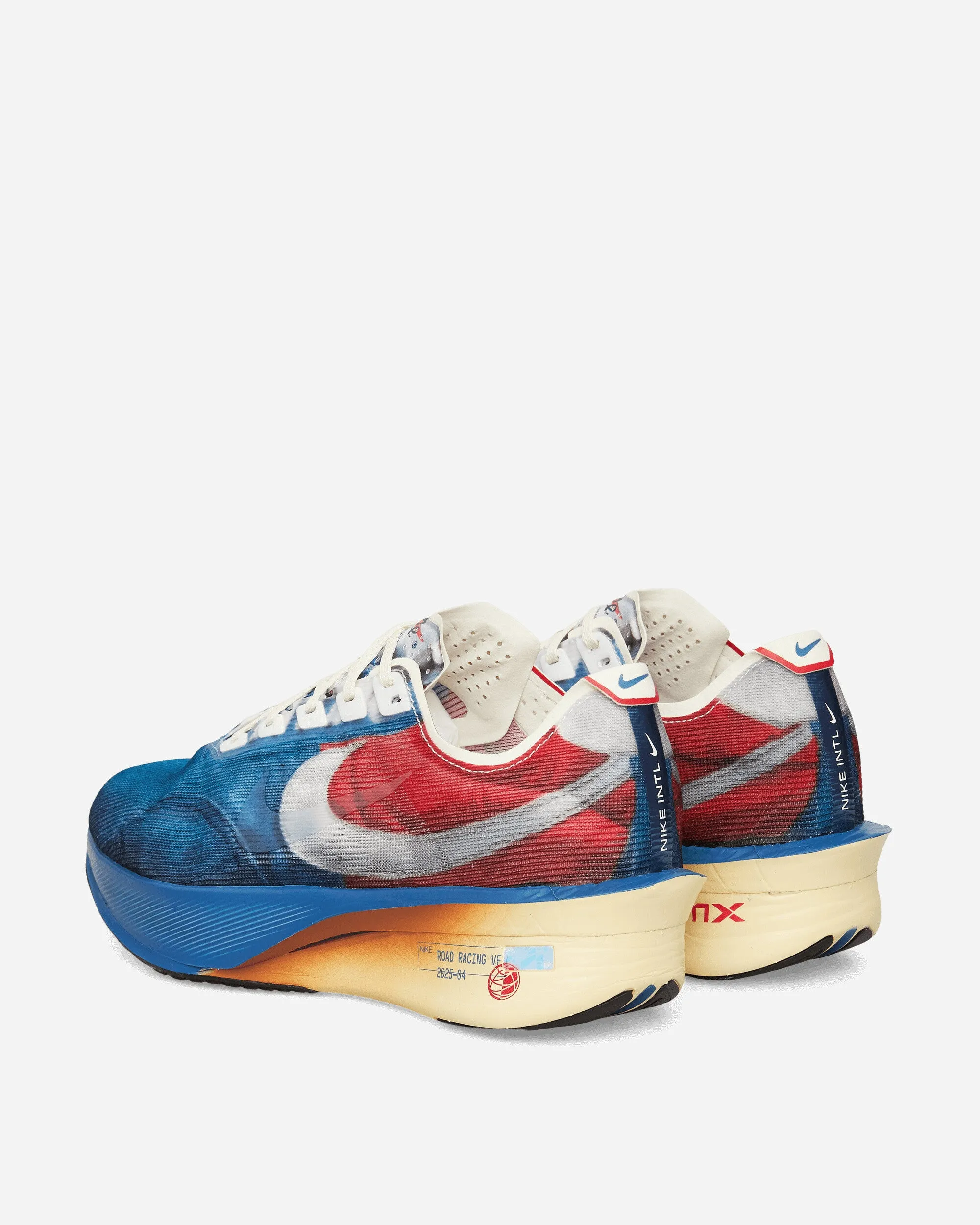 Vaporfly 4 Sneakers Mountain Blue / Fire Red / Clear Cloud Comfort Supportive Comfort