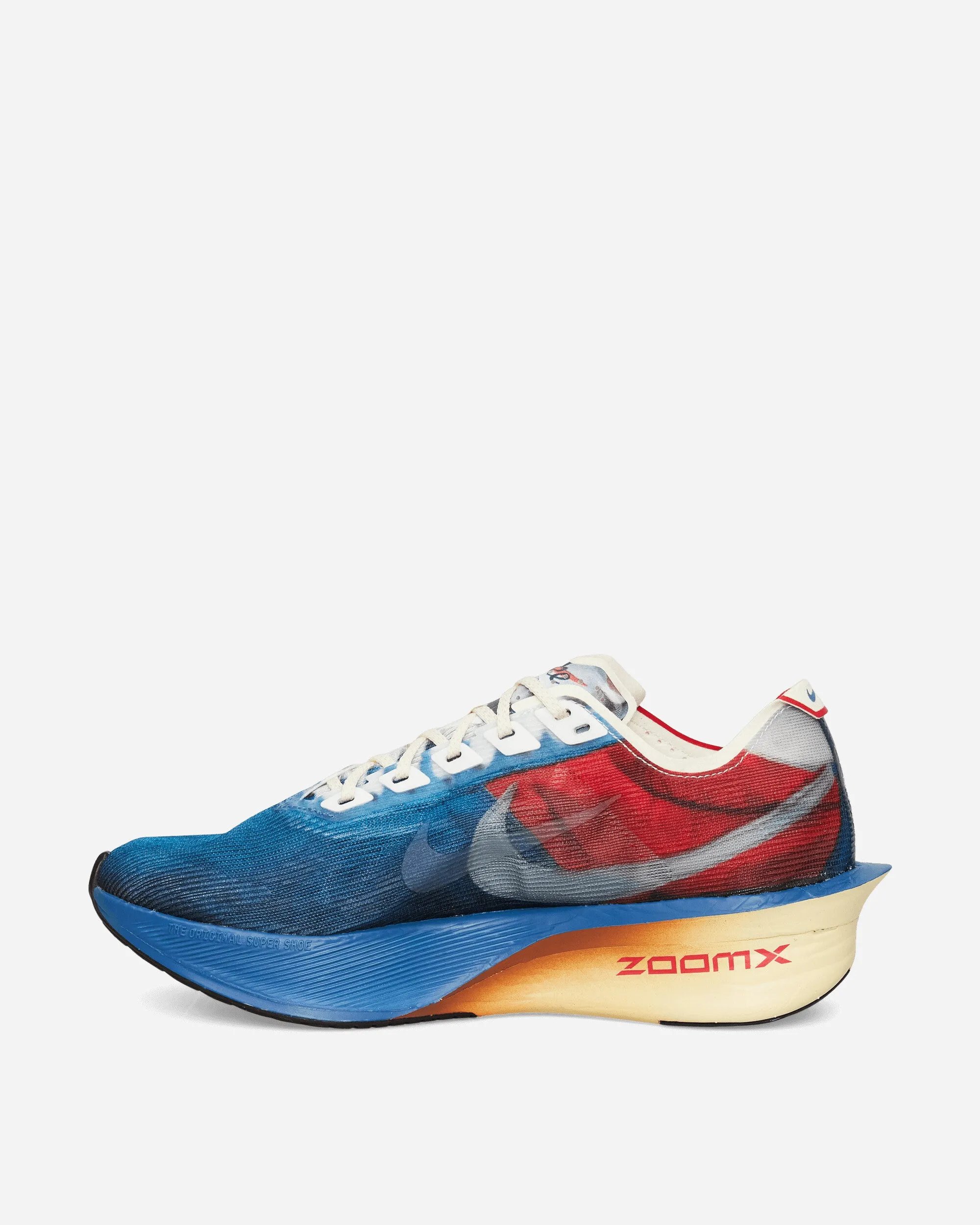 Vaporfly 4 Sneakers Mountain Blue / Fire Red / Clear Comfortable Insole