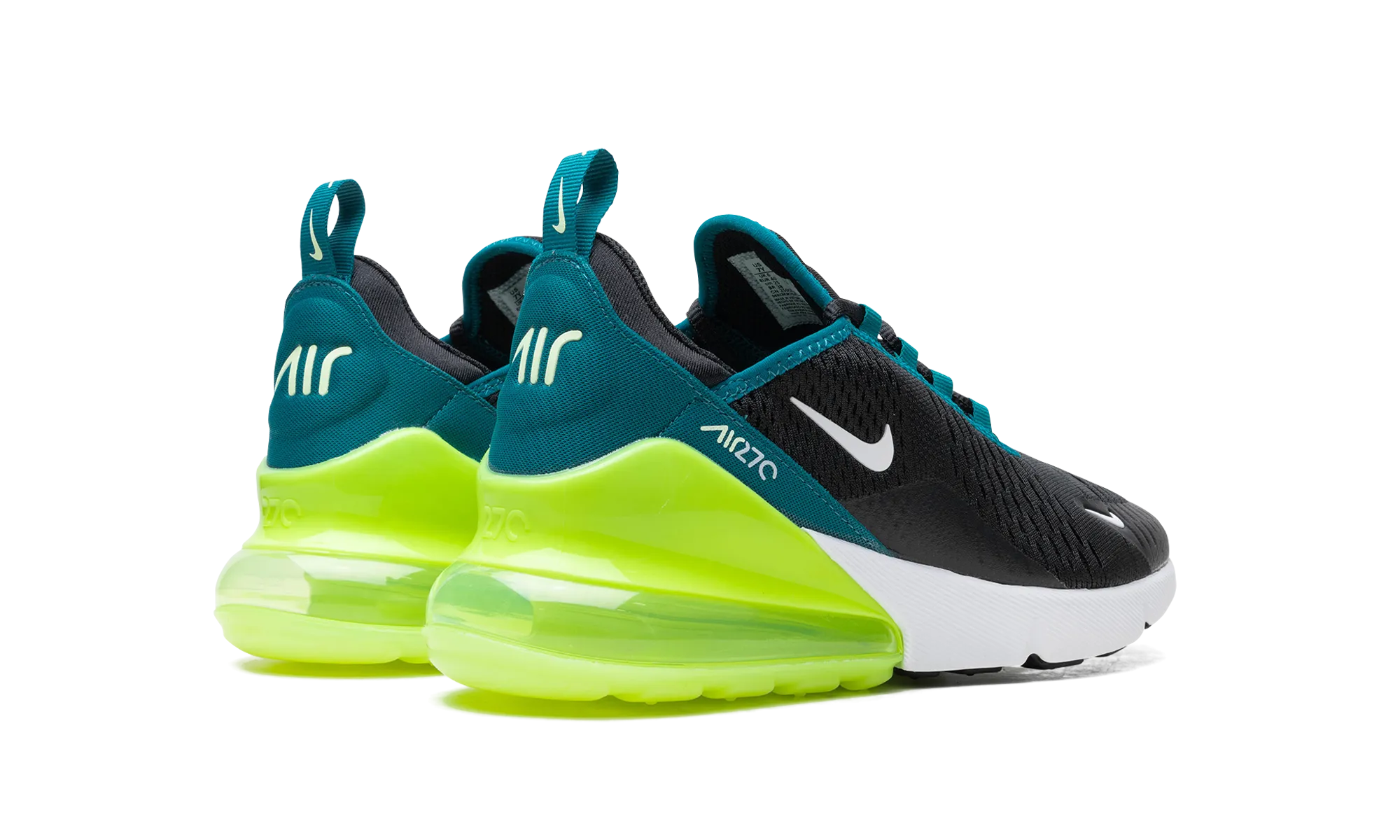 Air Max 270 GS "Black Bright Spruce Volt" functional running shoes