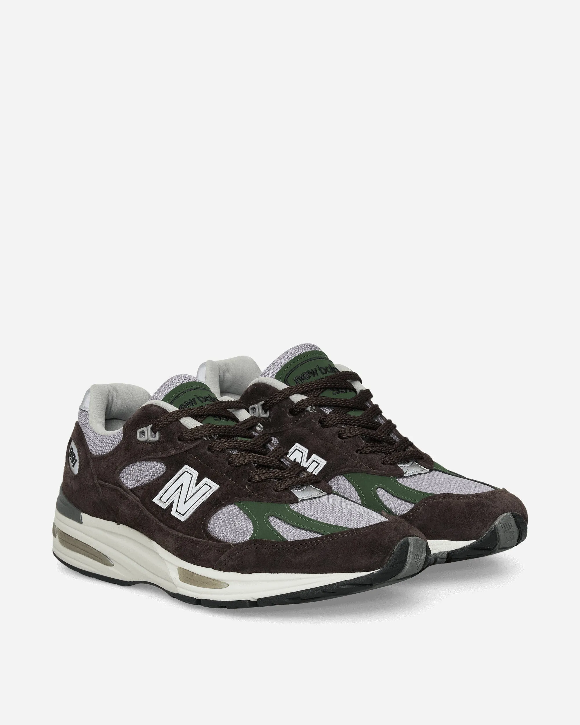 MADE in UK 991v2 Sneakers Licorice / Lavender Grey / Douglas Fir Daily Gear SlimFit