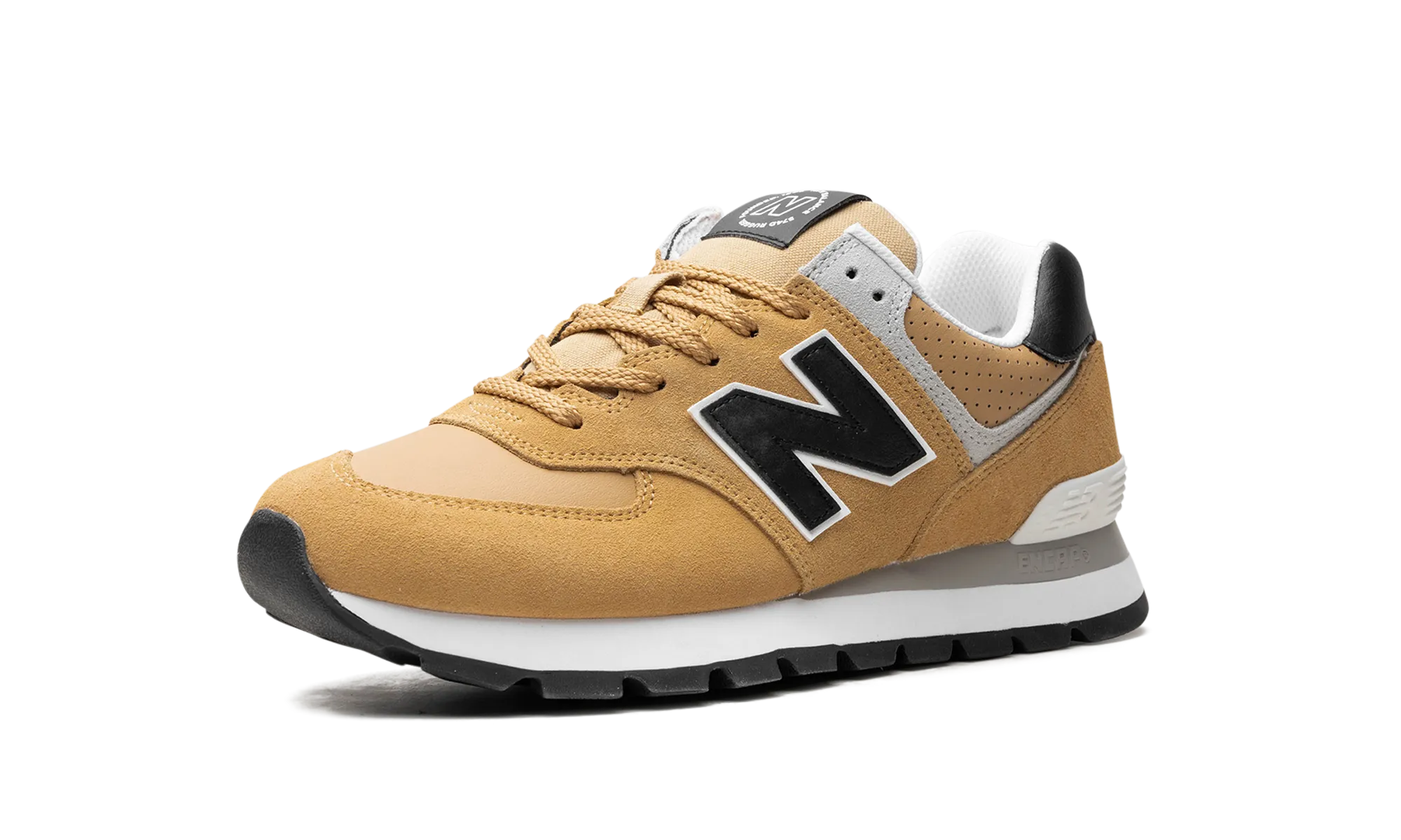 Comfort foam beach - volleyball running shoes 574 Rugged "Beige / Black"