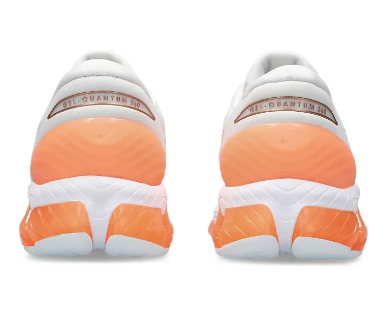 Men's Asics Gel-Quantum 360 8 (White/Bright Sunstone) Padded Edge