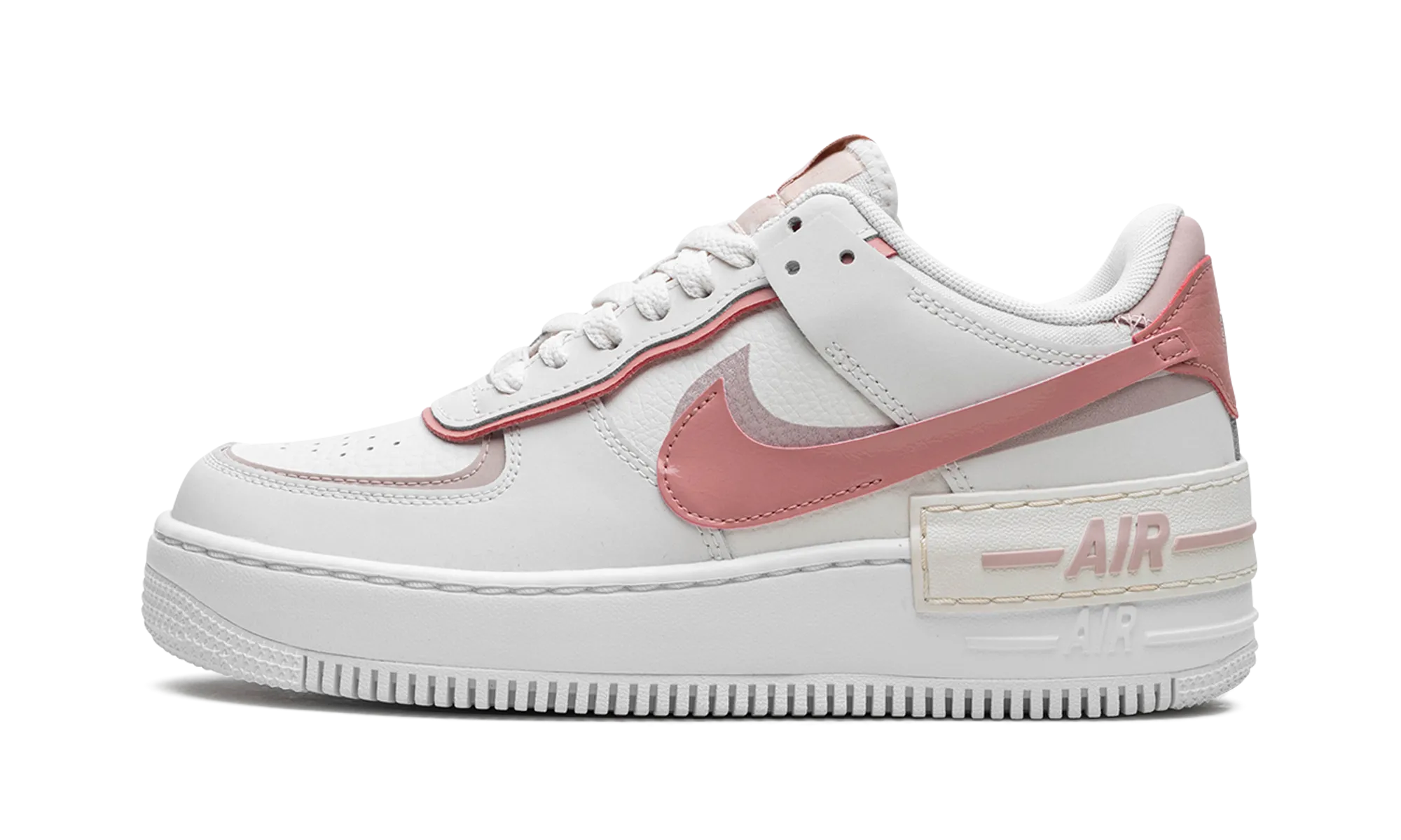 All-weather shock absorption Anatomical Shape Design AIR FORCE 1 LO SHADO WMNS "Phantom Pink Oxford"