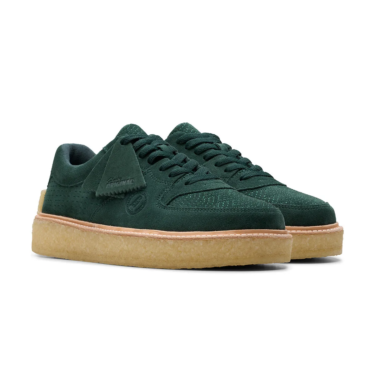 Vibrant Look Round Toe   Ronnie Fieg Sandford 'Dark Green Sashiko'