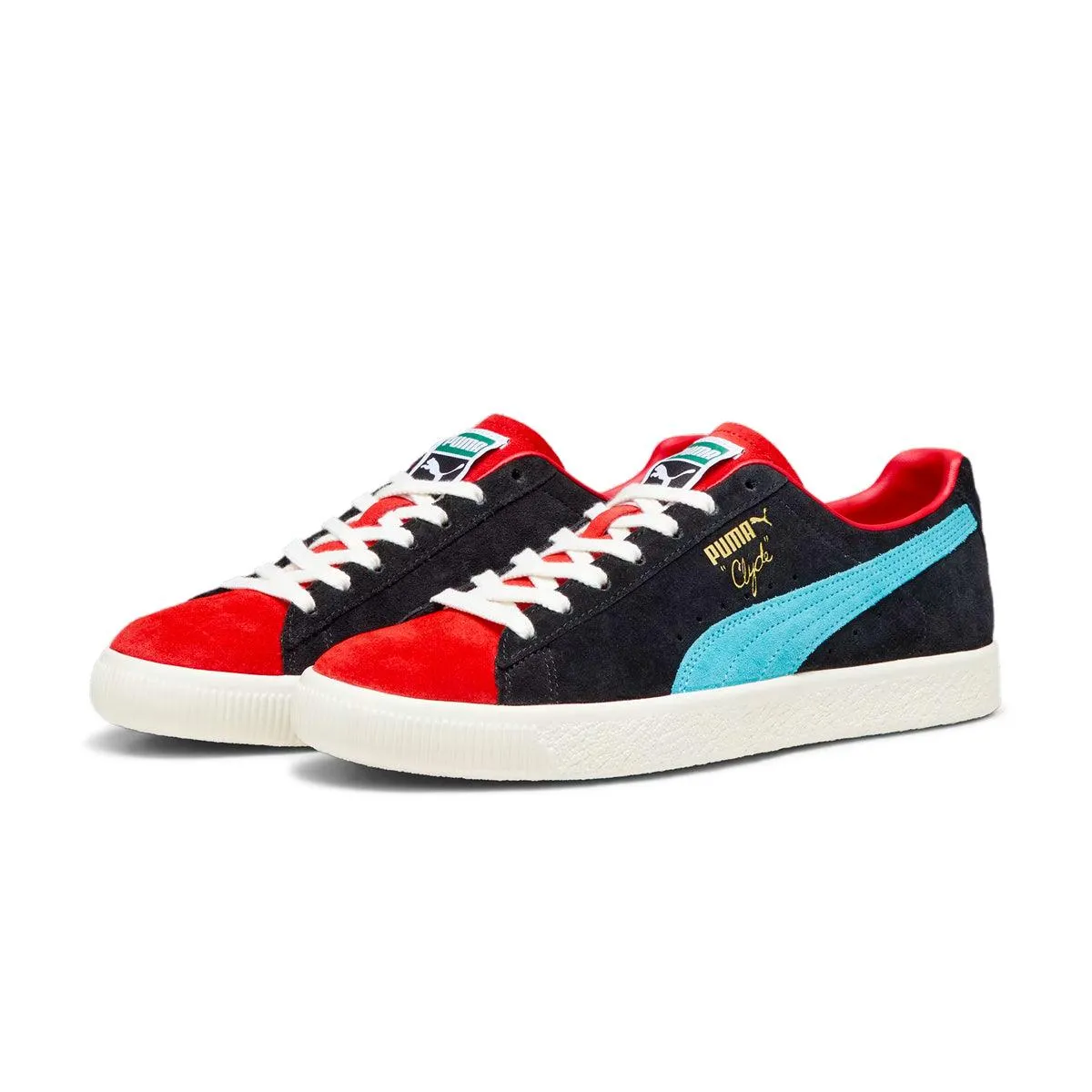 Clyde OG 'PUMA Black For All Time Red' All-day shock absorption sophisticated adults' choices