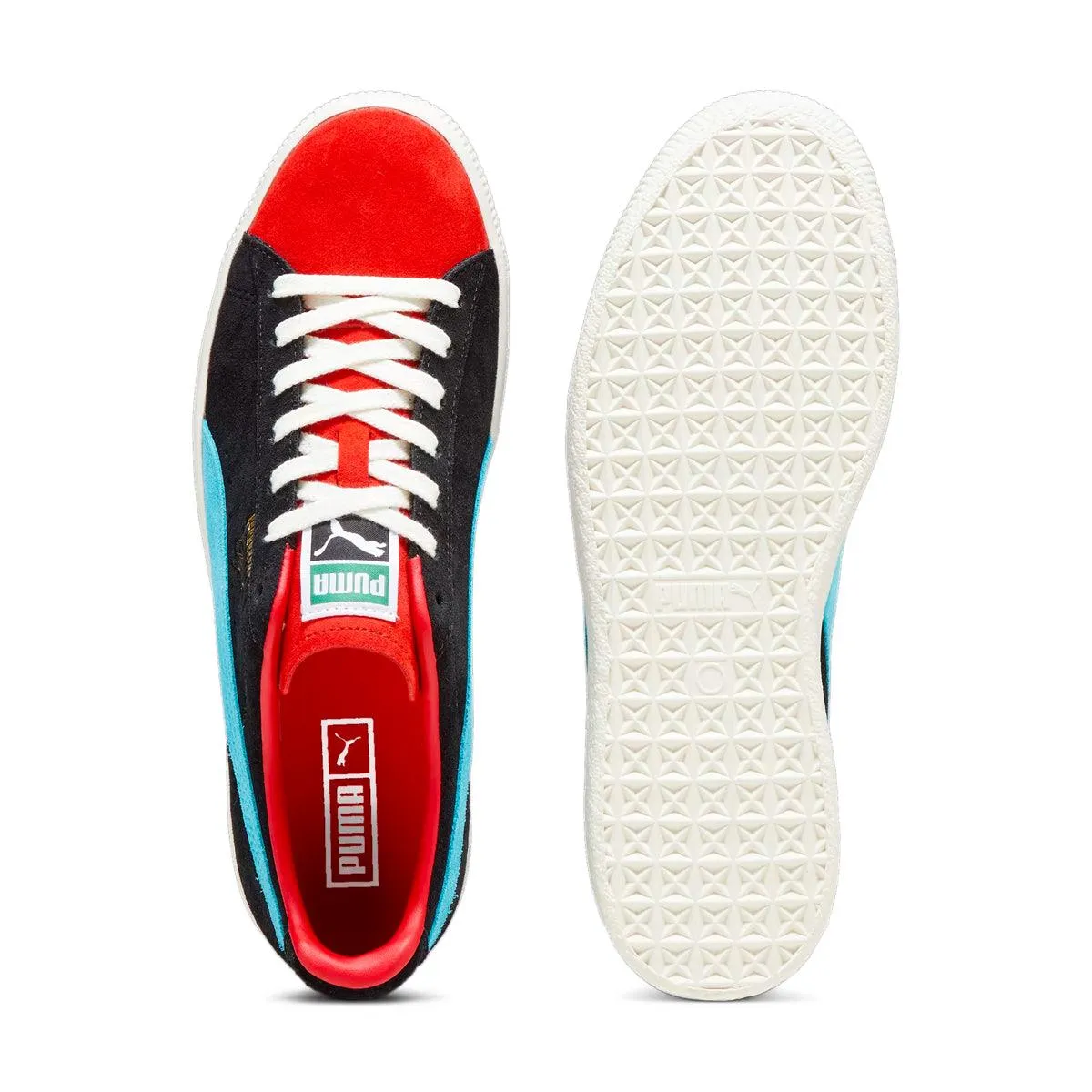 Clyde OG 'PUMA Black For All Time Red' Shock - absorbing midsole Stretchy sole