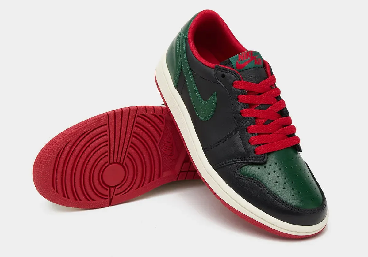 W Air Jordan 1 Low OG "Black/Gorge Green" CZ0775-036 Sturdy Build Boho Free