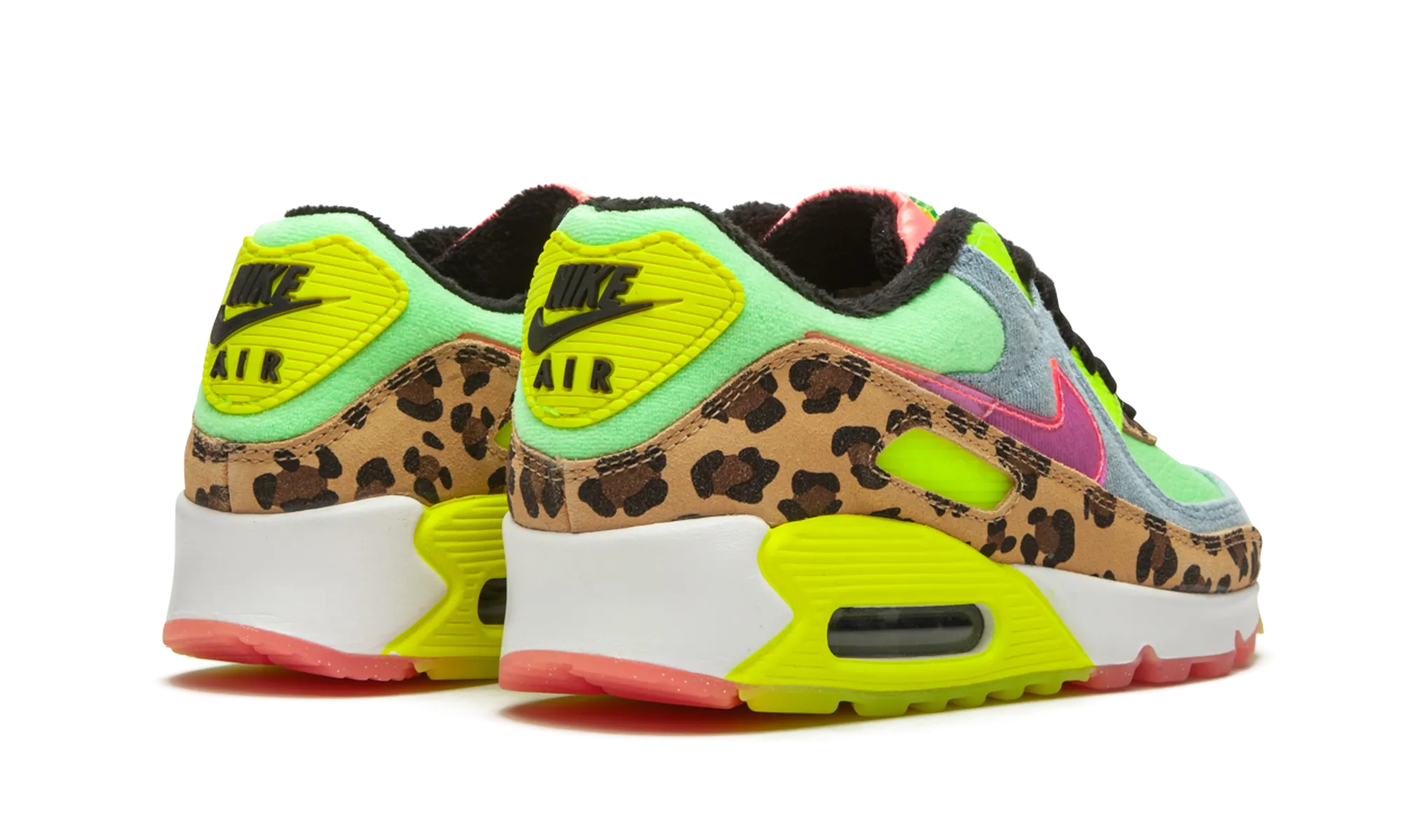 marathoning footwear Urban fitness W Air Max 90 LX "Denim Leopard Print"