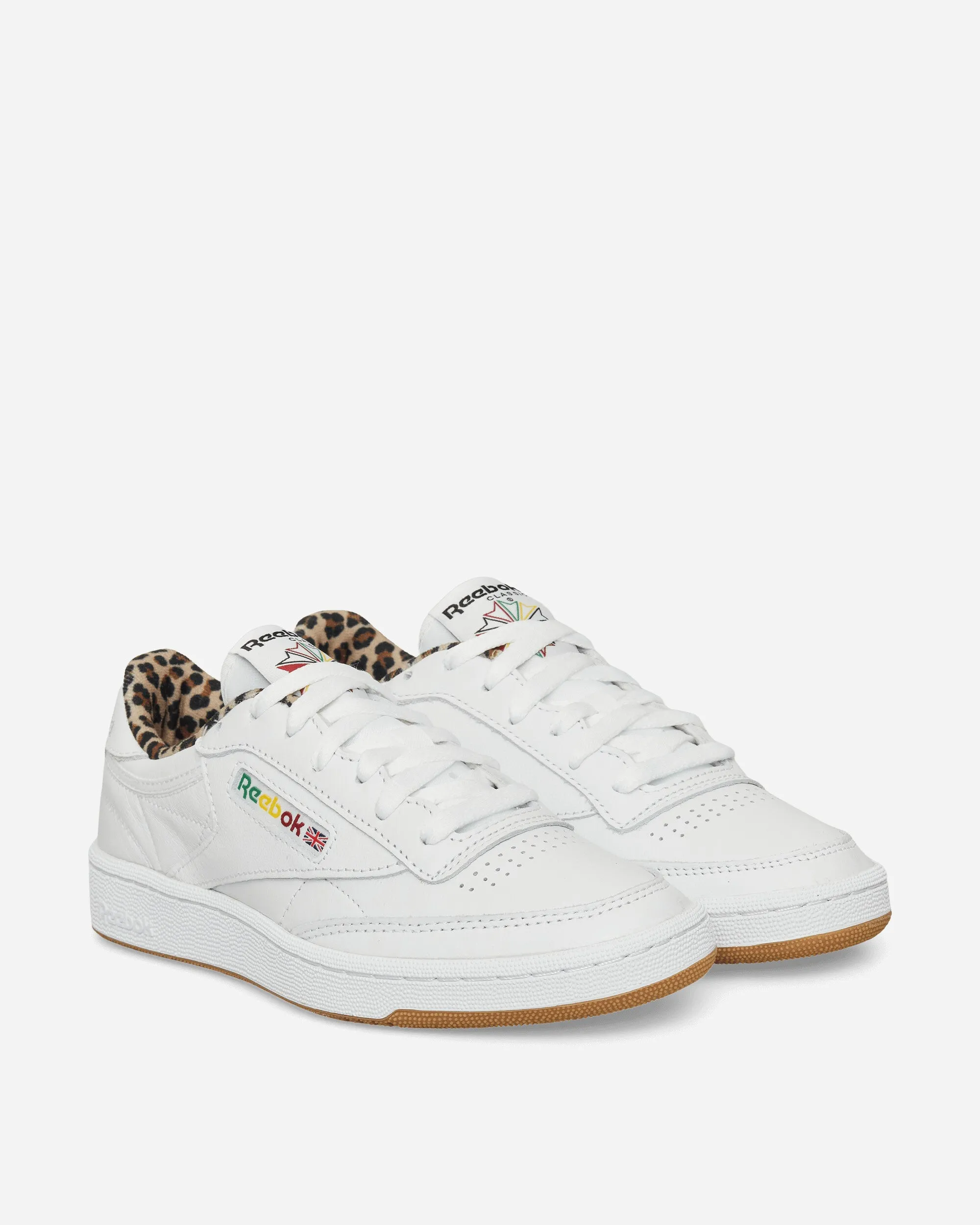 Cushion Boost Cushioned Walk WACKO MARIA Club C 85 Vintage Sneakers White / Leopard