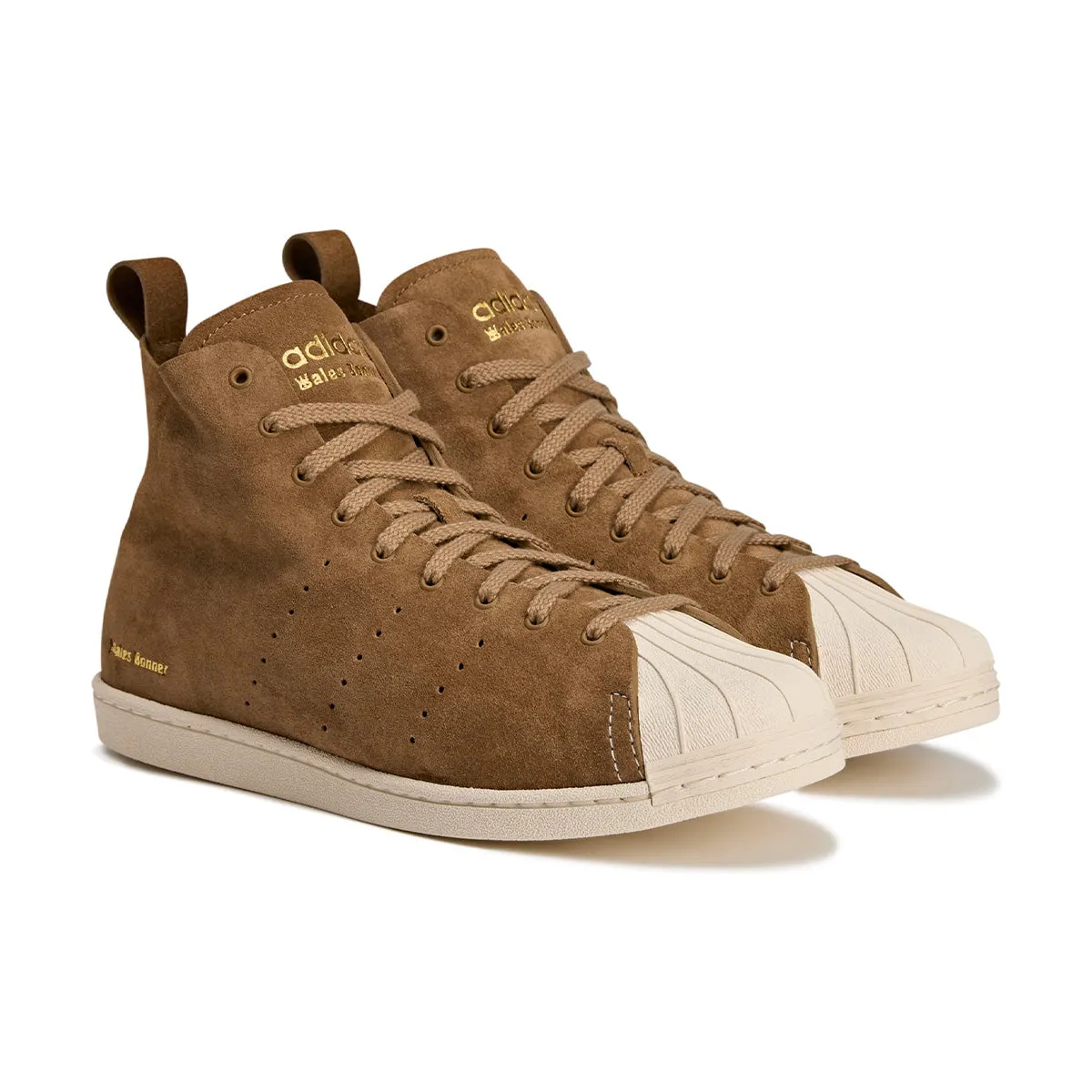 city dwellers' casual shoes most beach   Wales Bonner Superstar Hi 'Brown'