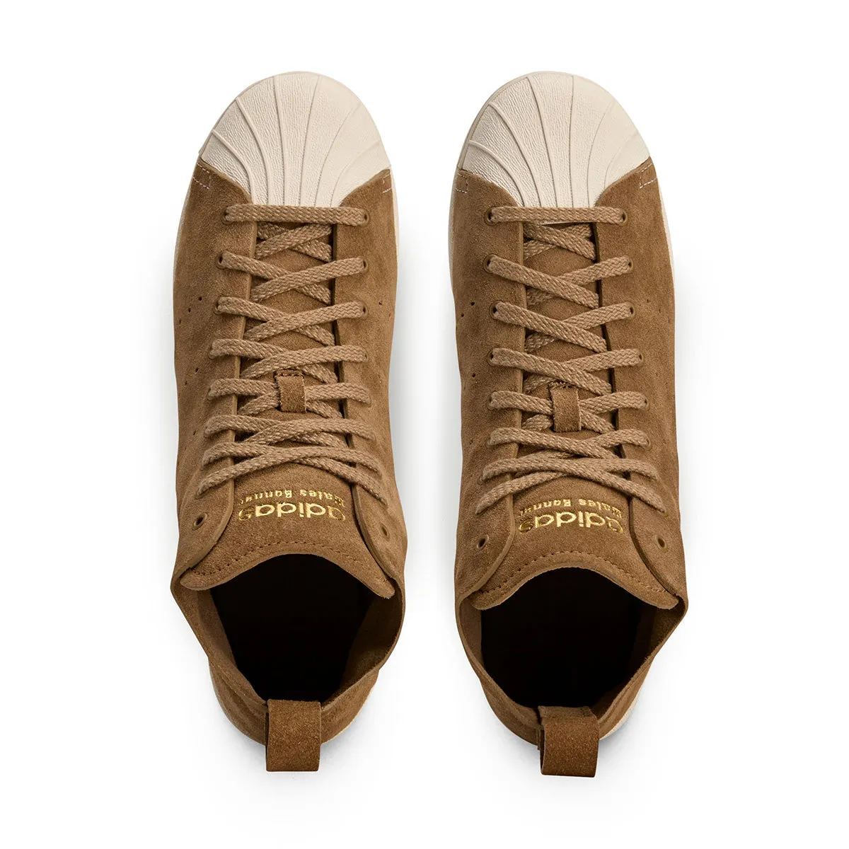 Luxe cushioning least formal   Wales Bonner Superstar Hi 'Brown'