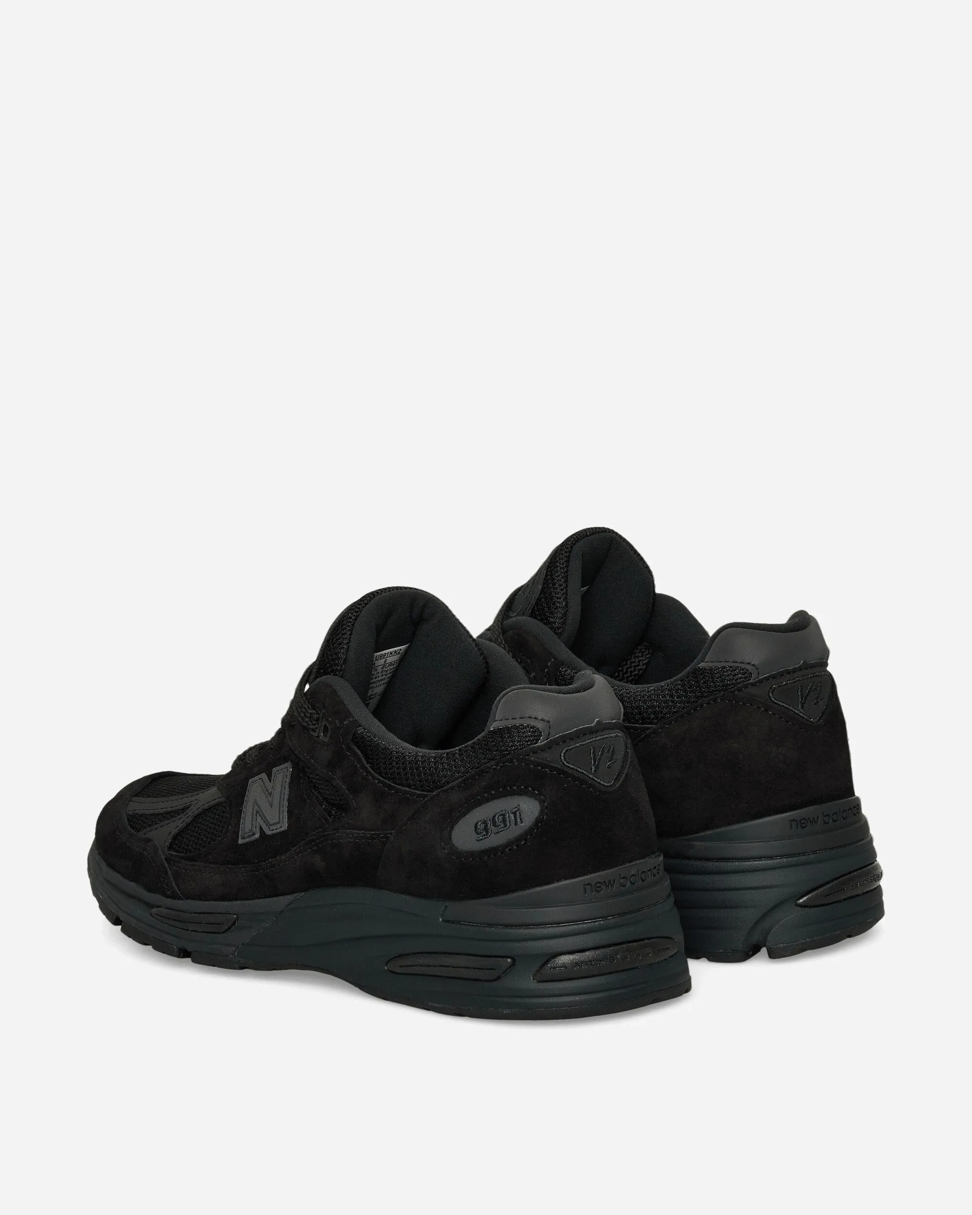 Track Support Made in UK 991v2 Sneakers Black