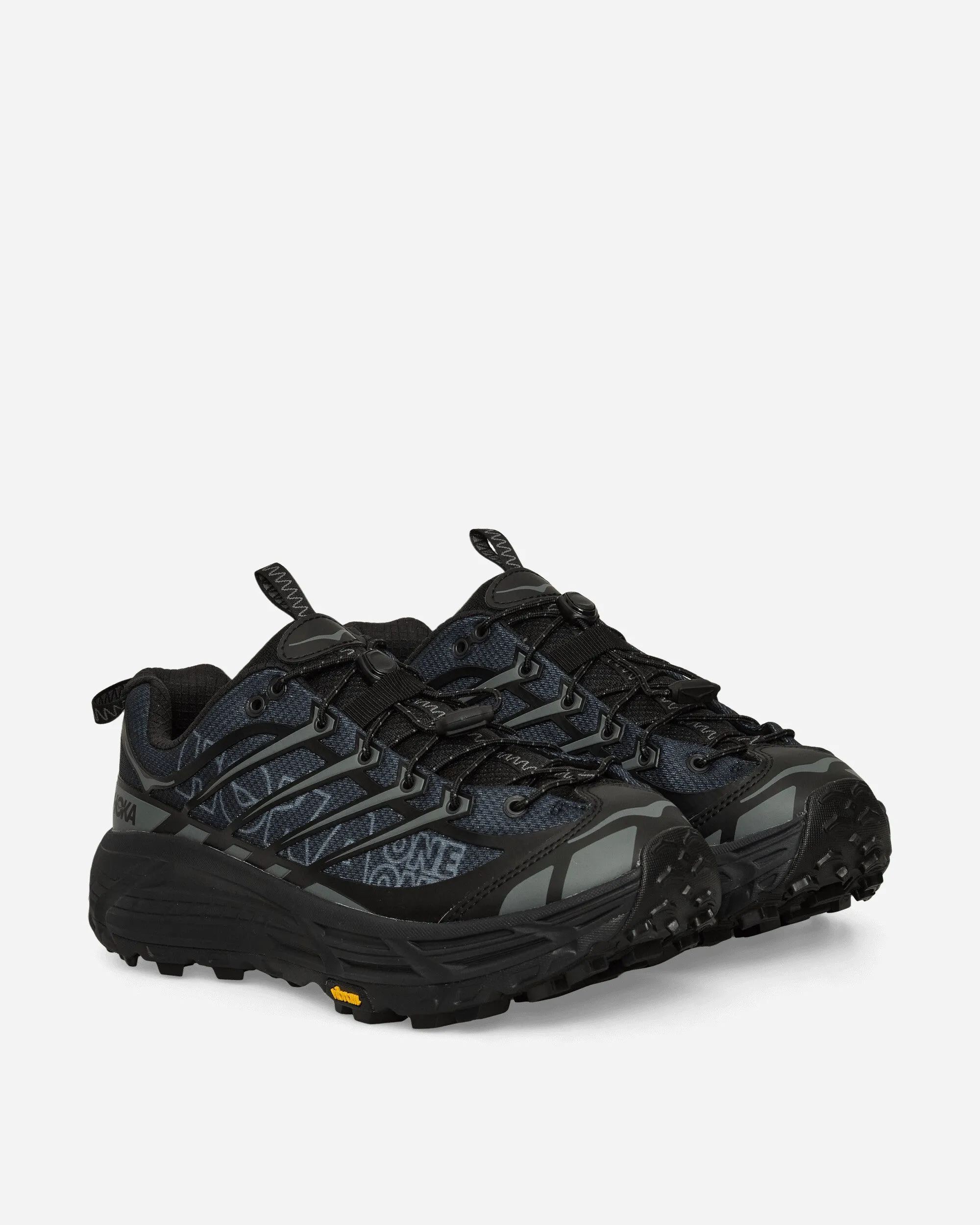 Mafate Three2 Wordmark Sneakers Black / Outer Orbit Trendsetting Shoes Unique Sole