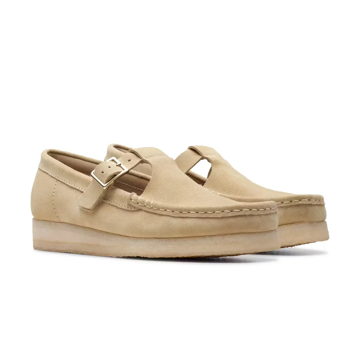 Wallabee T Bar 'Maple Suede' formal user Trend-setting sole
