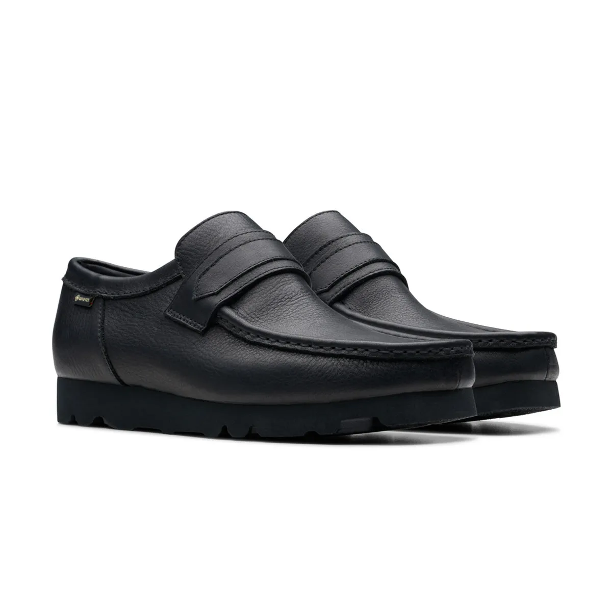 WallaLoafer GORE-TEX 'Black Leather' Supportive shock absorption balance improvement