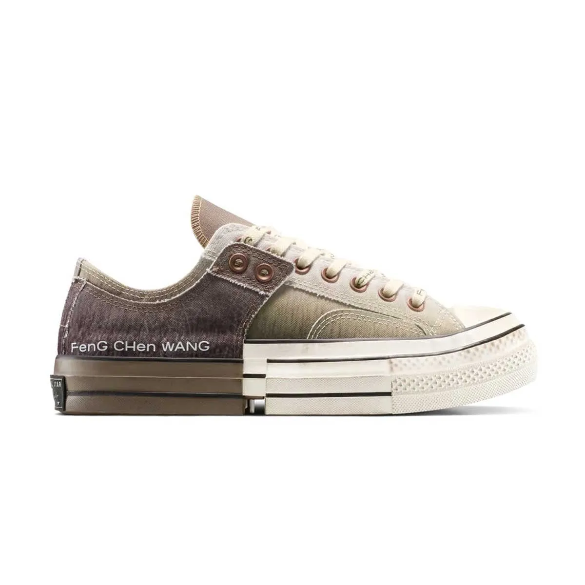 espadrilles   Feng Chen Wang 2-in-1 Chuck 70 Low Top 'Brown Egret'