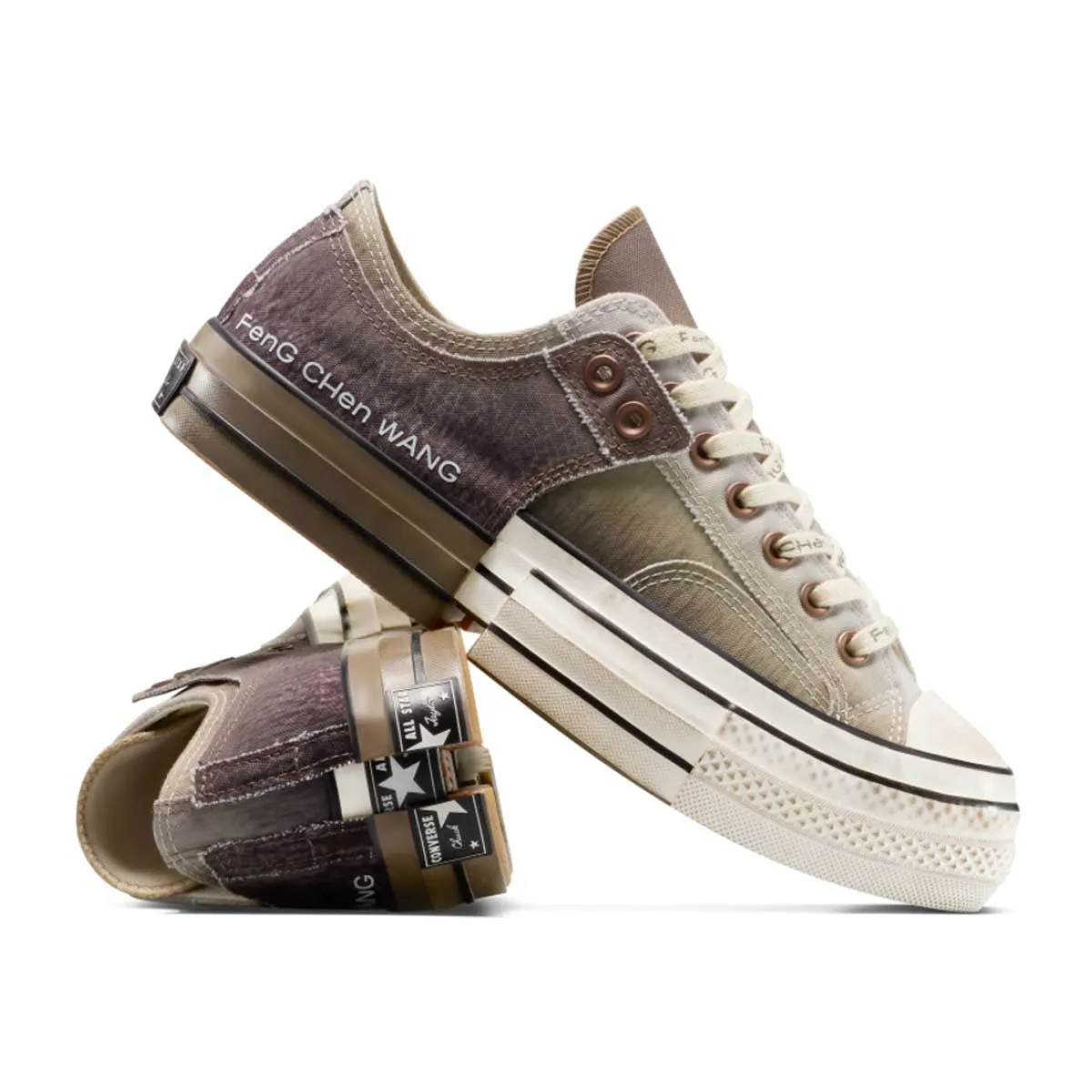 cute look   Feng Chen Wang 2-in-1 Chuck 70 Low Top 'Brown Egret'
