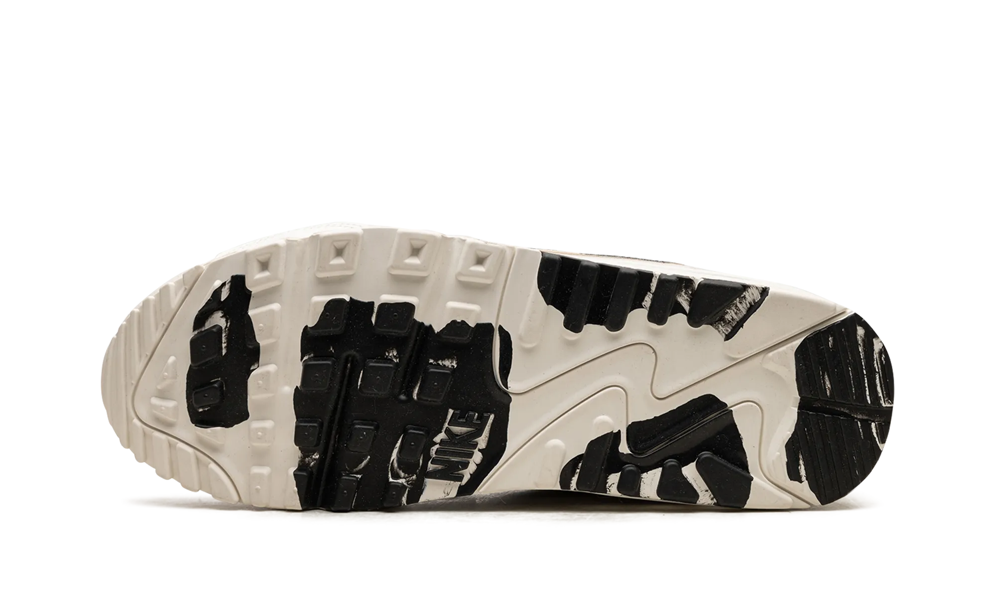 durable rubber shoes Arch contour NIKE AIR MAX 90 FUTURA WMNS "Cow Print"