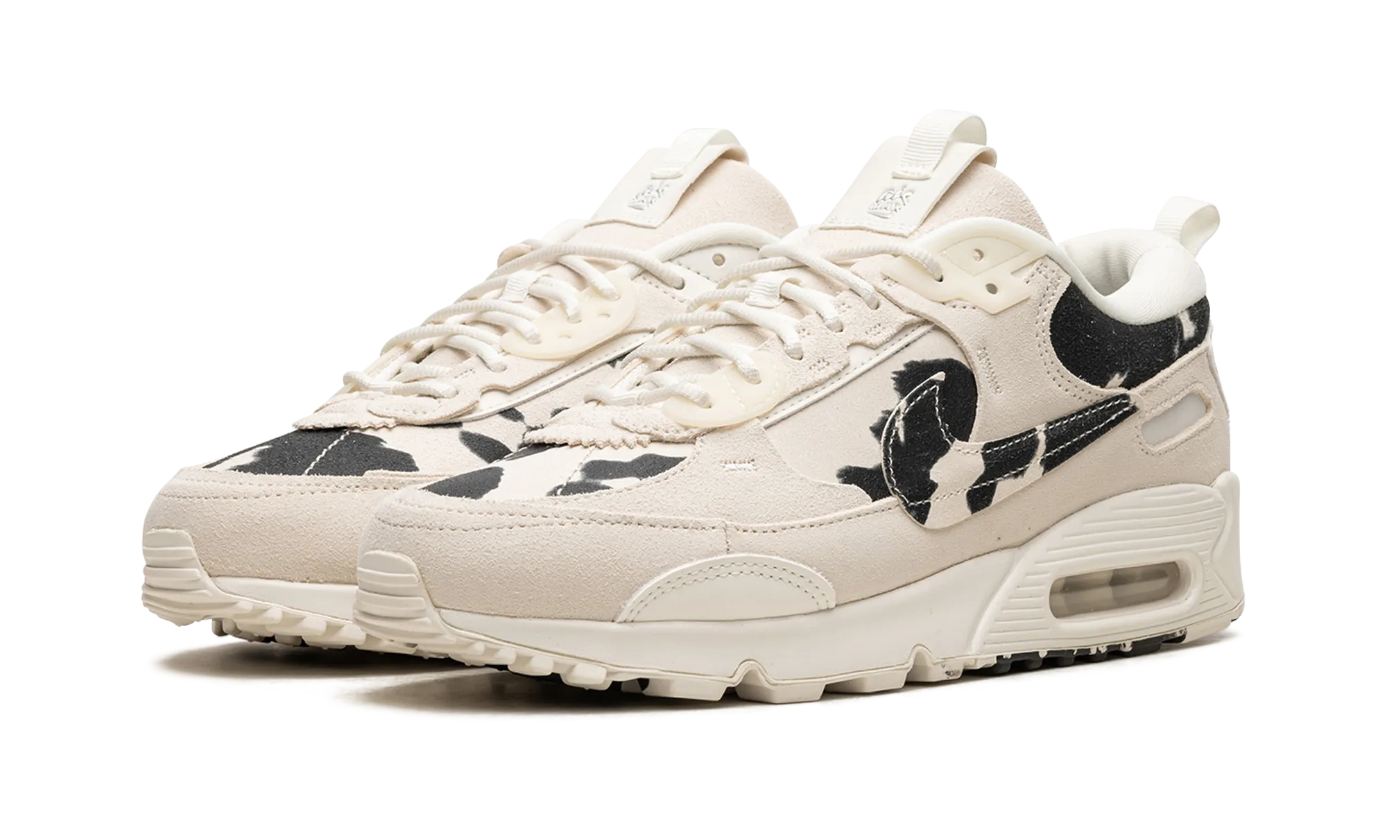 aerodynamic - feature shoes running in low - altitude areas NIKE AIR MAX 90 FUTURA WMNS "Cow Print"