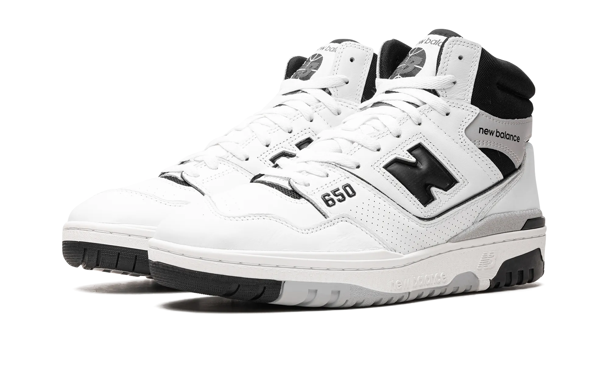 single - density sole shoes 650 "White/Black""