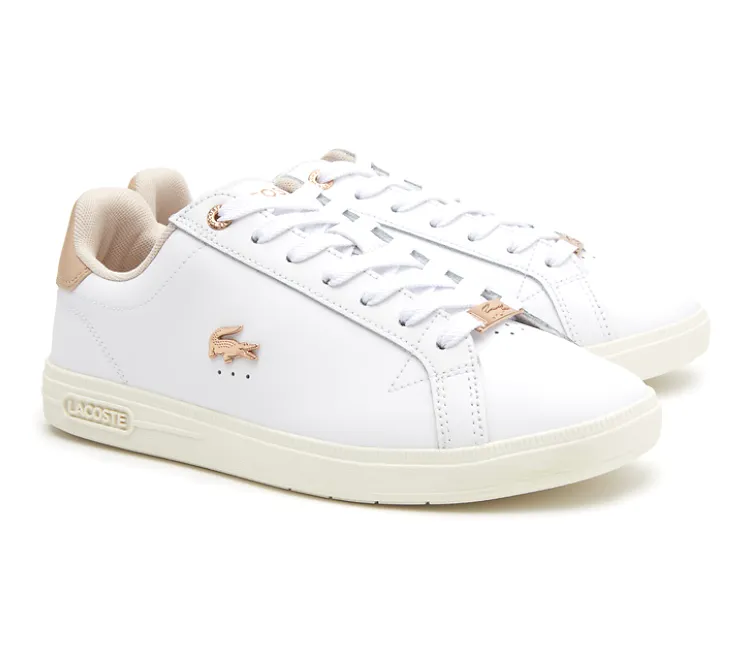 Freedom Move Women's Lacoste Graduate Pro 222 2 SFA (White/Light Pink)