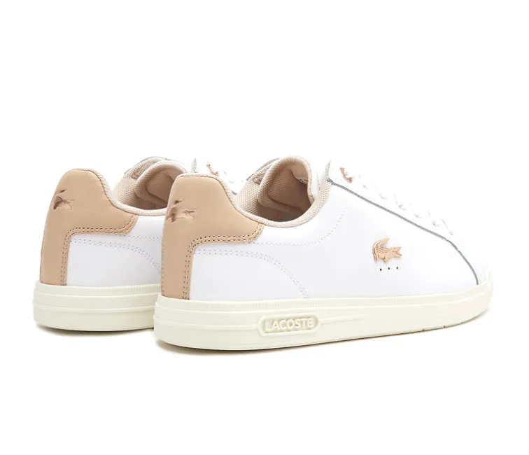 Customizable Women's Lacoste Graduate Pro 222 2 SFA (White/Light Pink)