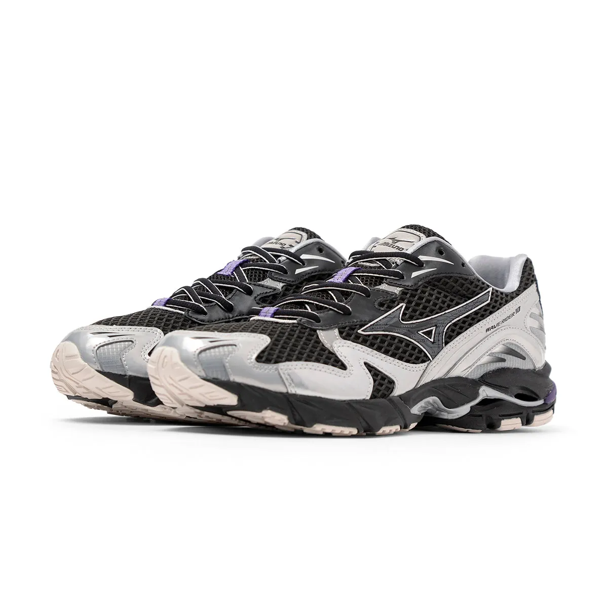 Wave Rider 10 'Black Sand Purple Haze' Athletic Fit