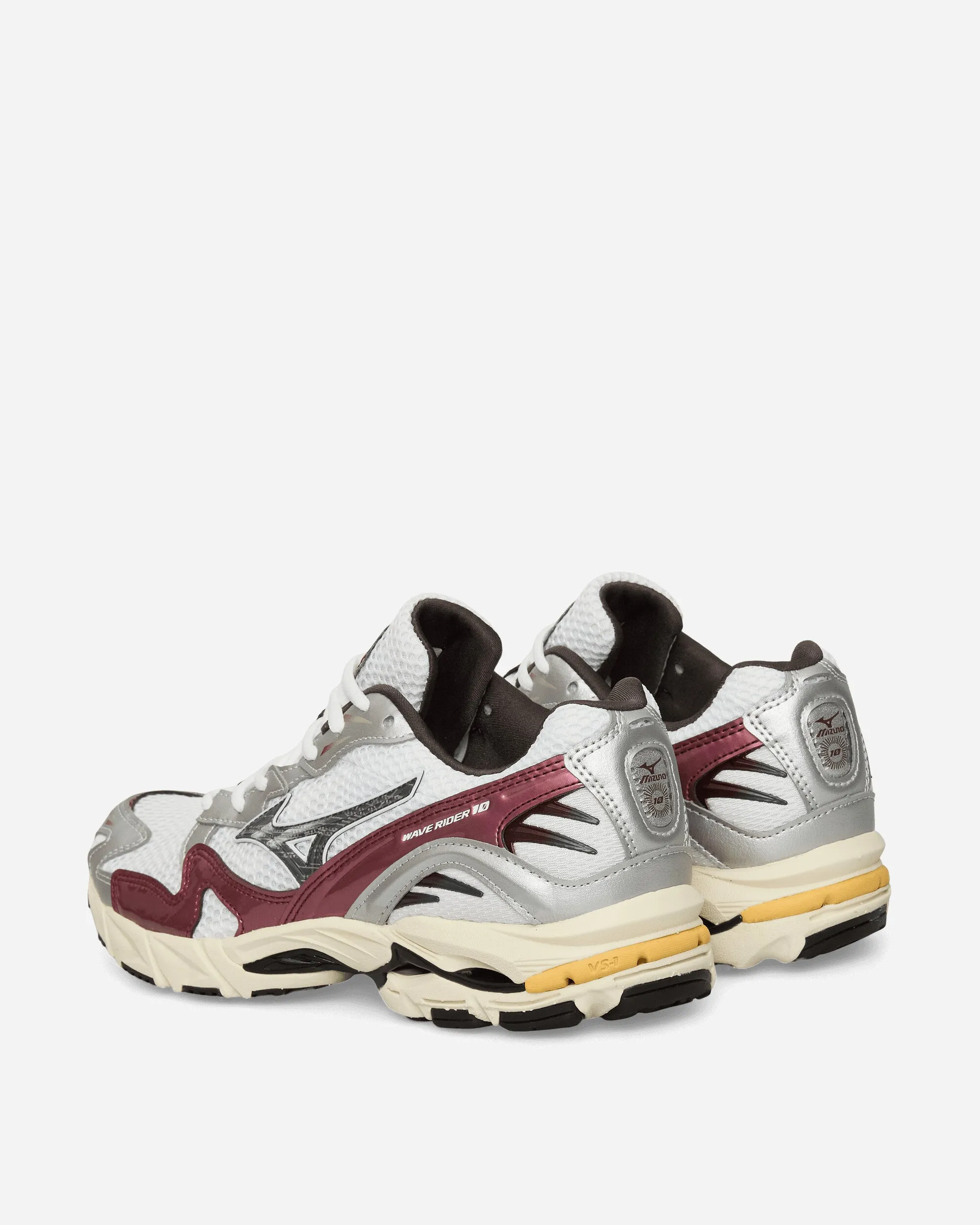 Wave Rider 10 Sneakers White / Black Sand / Syrah Secure Lace System