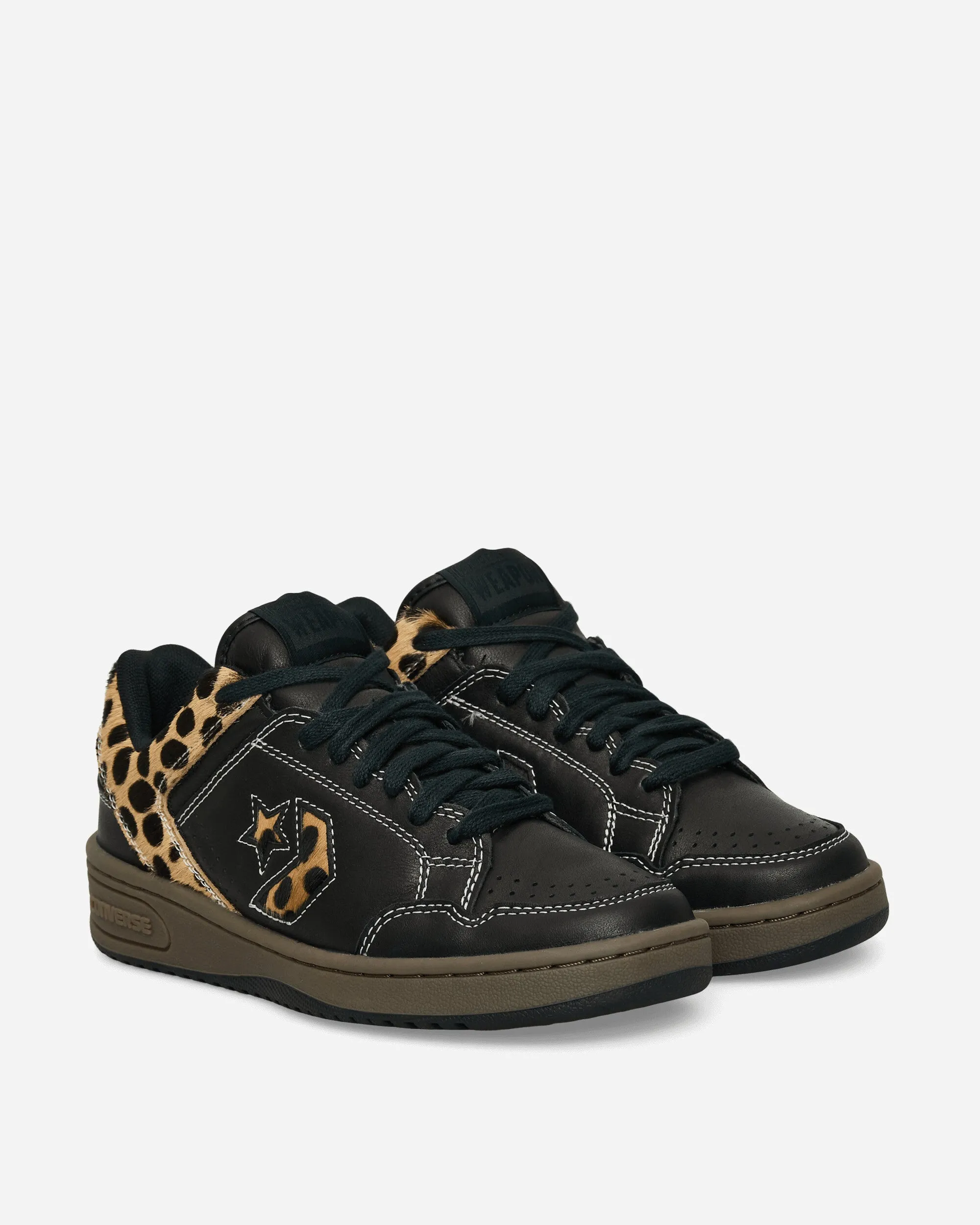 Weapon Pony Hair Sneakers Black Heat Dissipation Channels