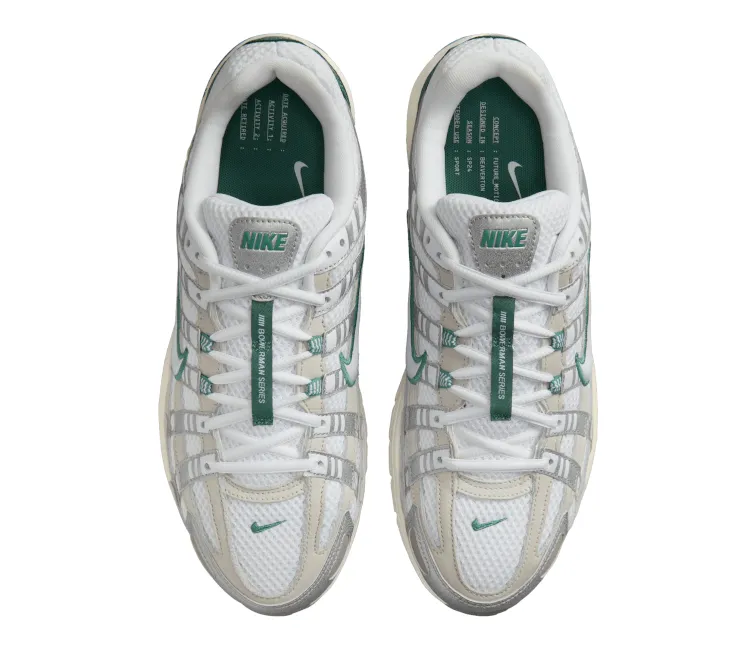 Men??s Nike P-6000 (White/Emerald) anti slip grip
