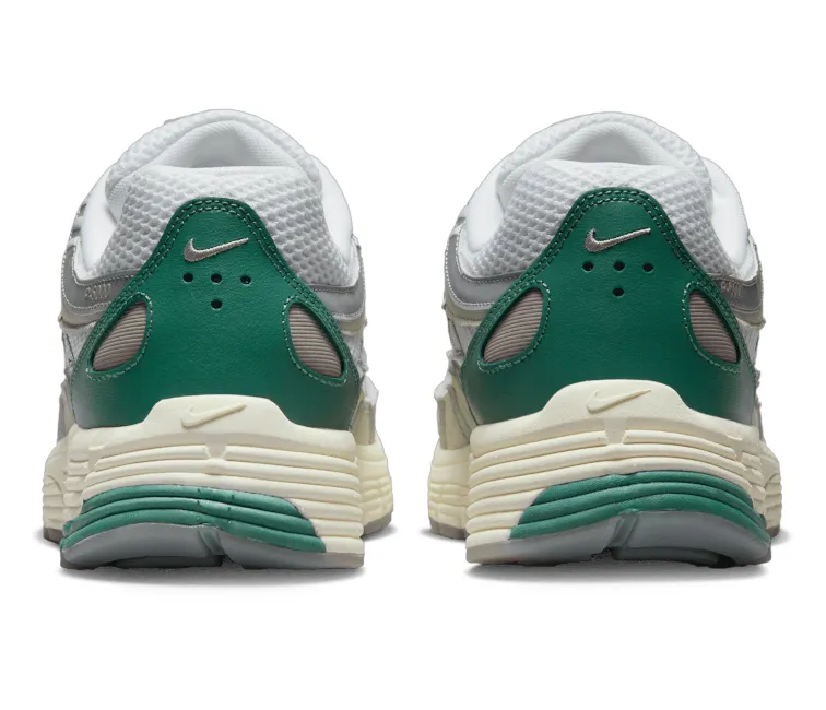 Adaptive Fit Collar Flexible sole construction Men??s Nike P-6000 (White/Emerald)