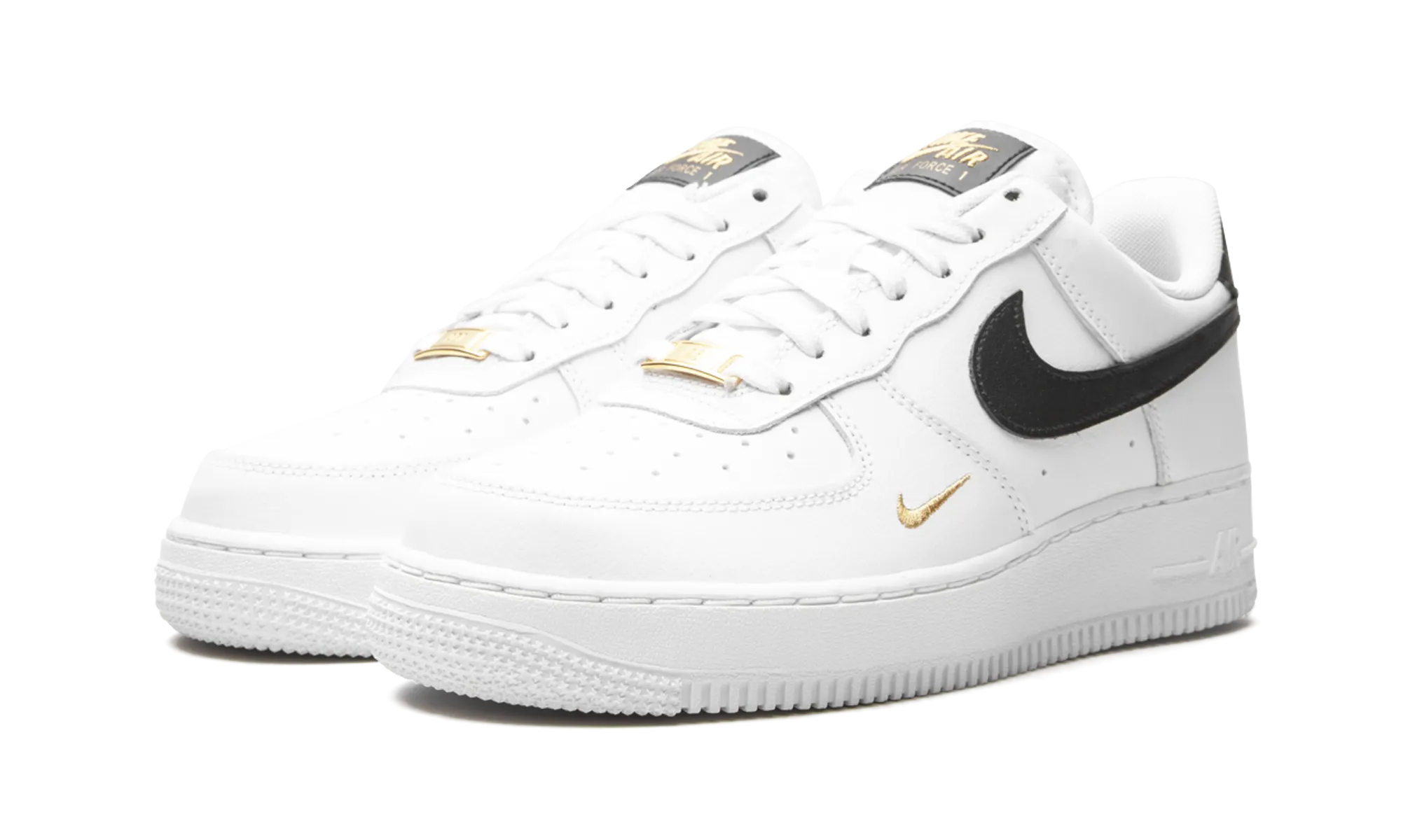 AIR FORCE 1 LO ESSENTIAL MNS WMNS "White / Black / Gold" Sport Fashion