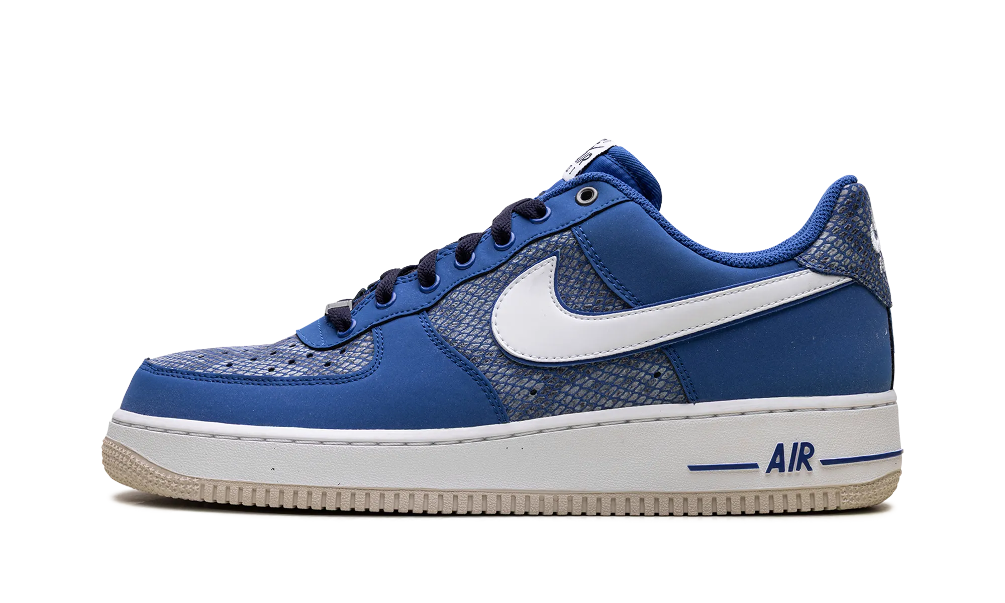 Yoga Friendly Air Force 1 "Snake Skin Blue"