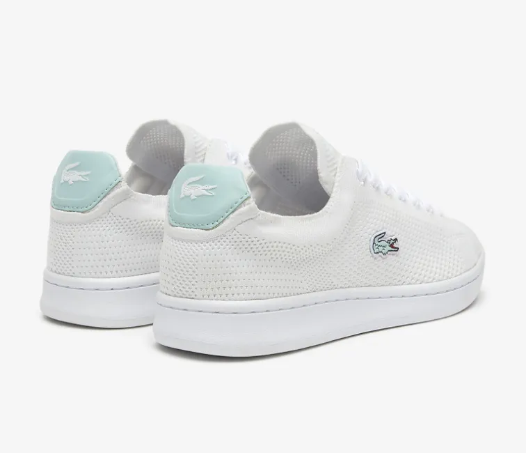 Women's Lacoste Carnaby Piquee 123 (White/Turquoise) Toe box space Urban Look