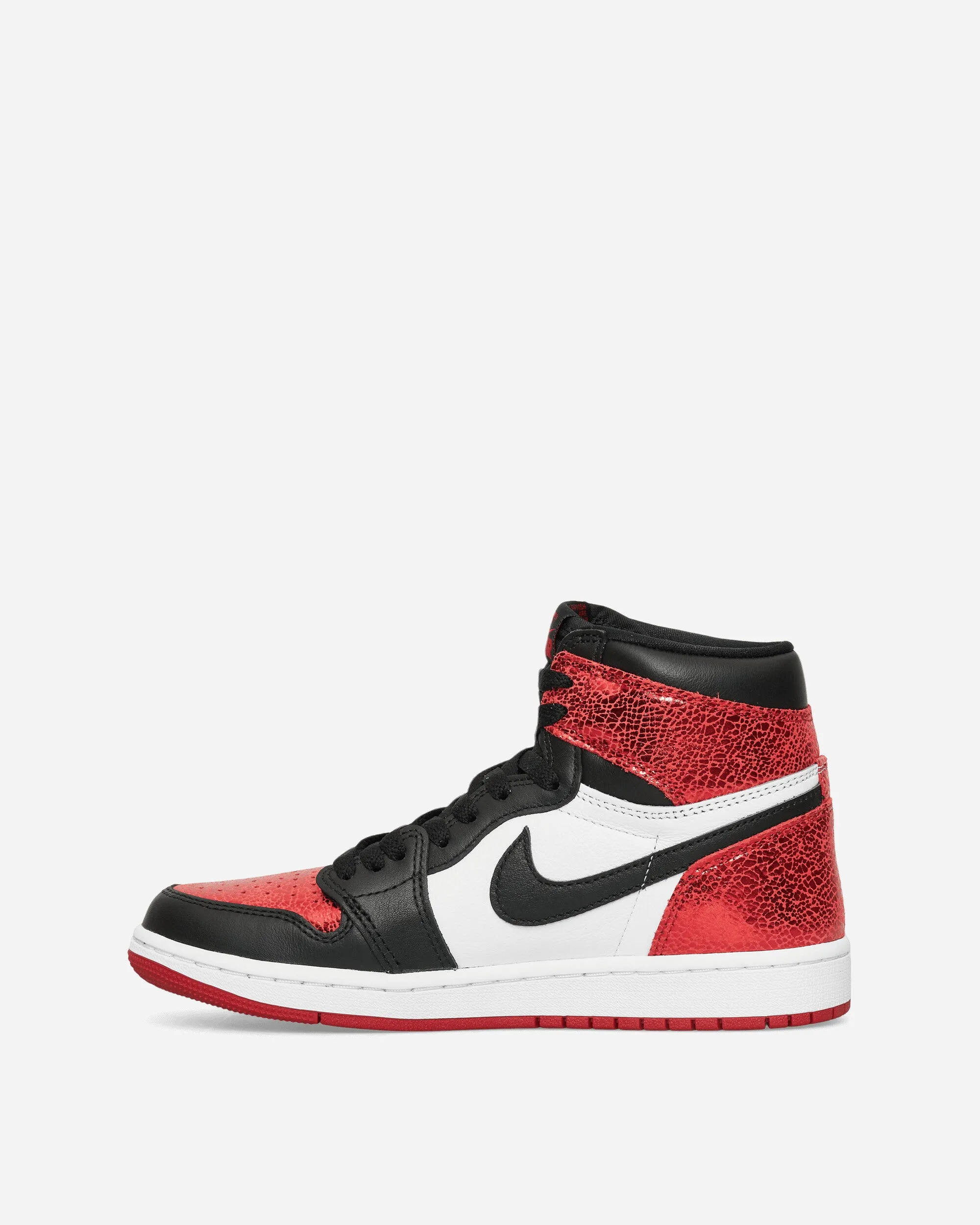 Eco Friendly Manufacturing Women's Air Jordan 1 Retro High OG Sneakers Ruby