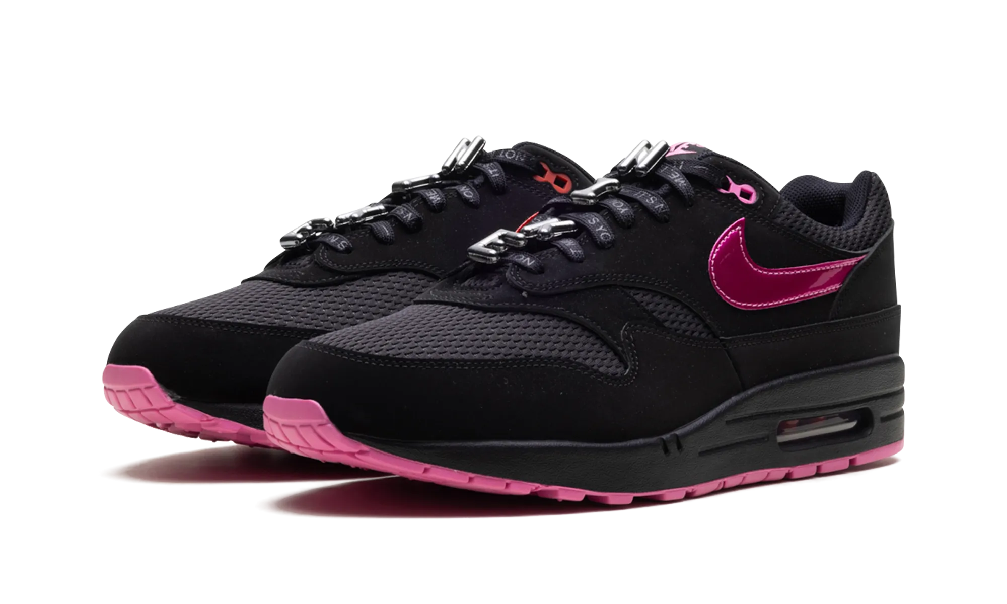 Air Max 1 "Valentine's Day - Black" Breathable Upper Layer kids' athletic shoes